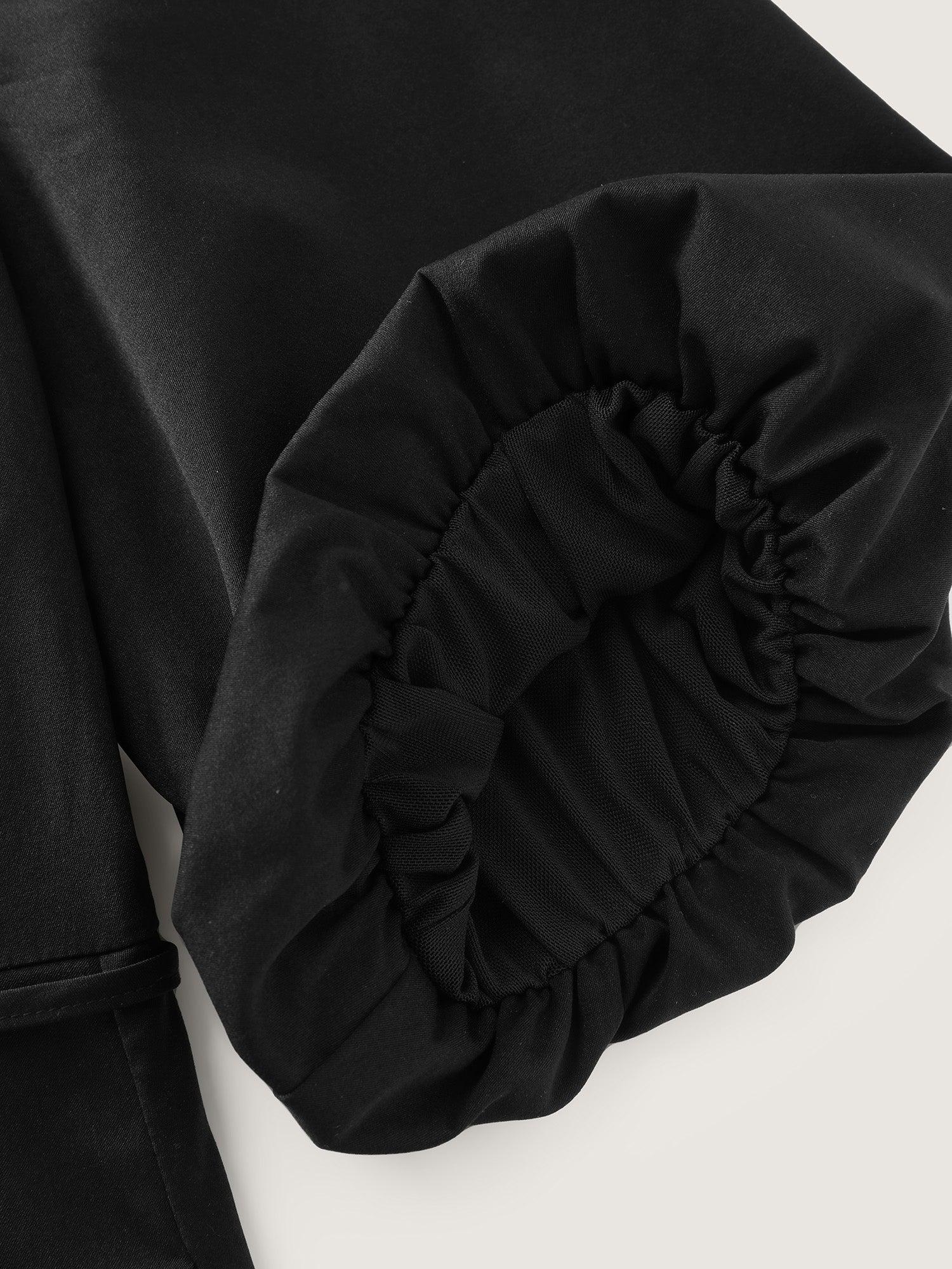 Classic Waist-Tie Pockets Midi Shirt Dress Female Product Image