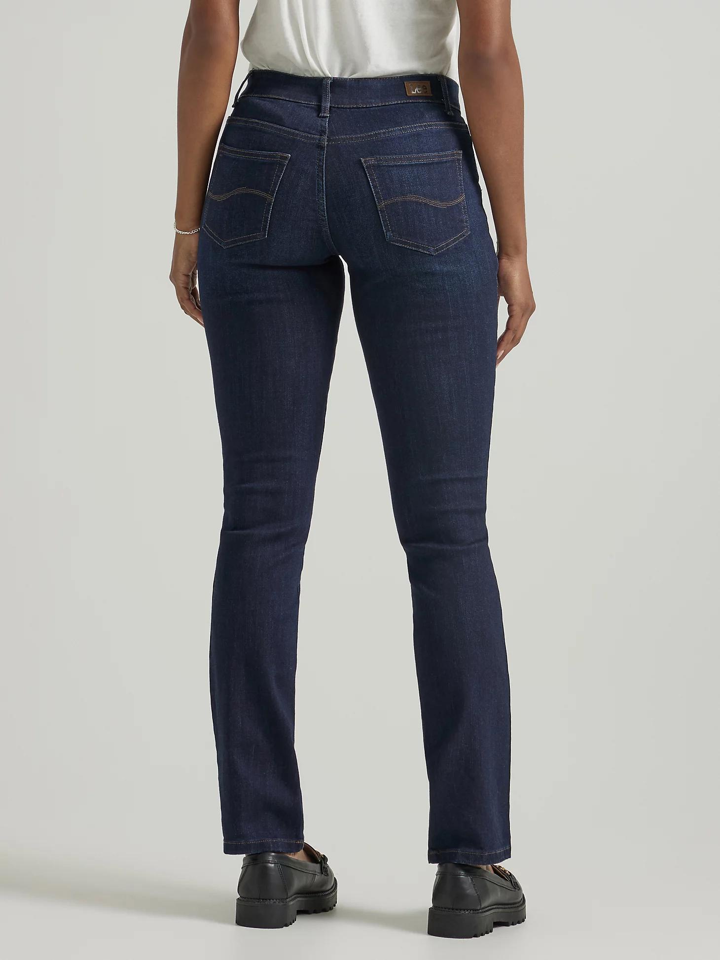 Women's Ultra Lux Comfort with Flex Motion Straight Jean (Petite) | Women's Jeans | Lee® Product Image