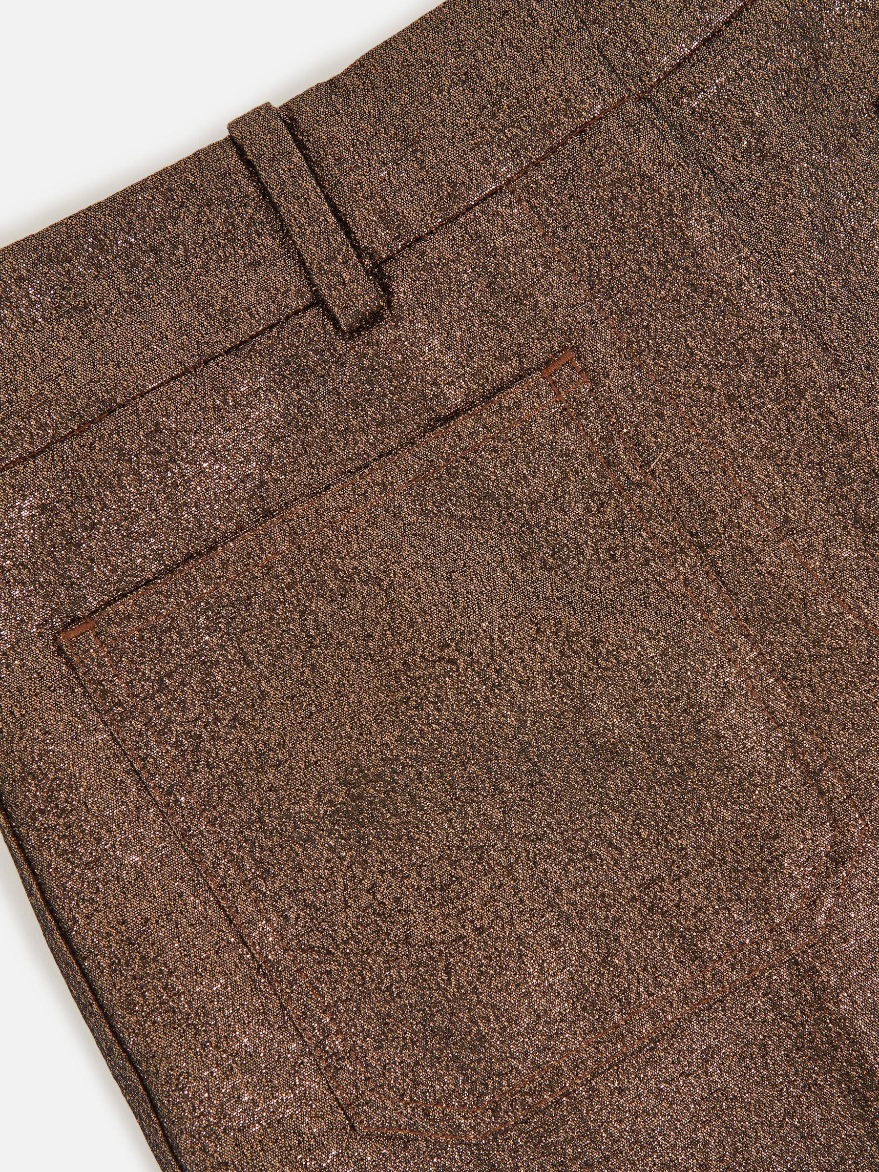 Sheer-Overlay High-Low Shorts in Mink Neutral Product Image