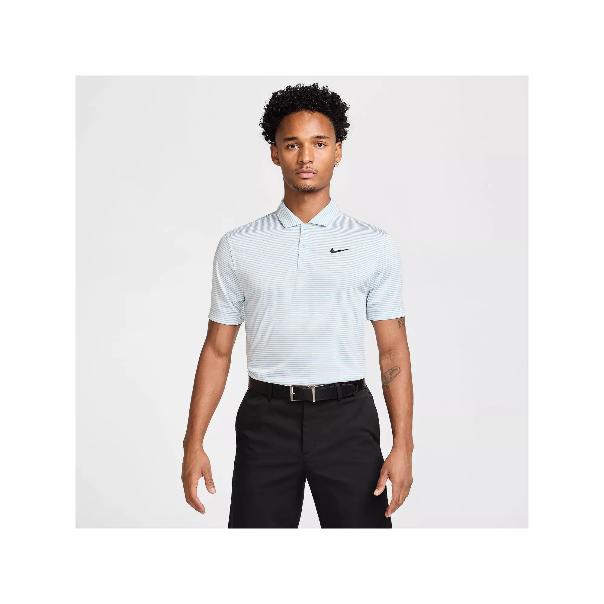 Men's Nike Striped Dri-FIT Golf Polo,  Product Image