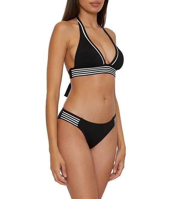 Trina Turk Monaco Pleated Tab Sides Hipster Swim Bottom Product Image