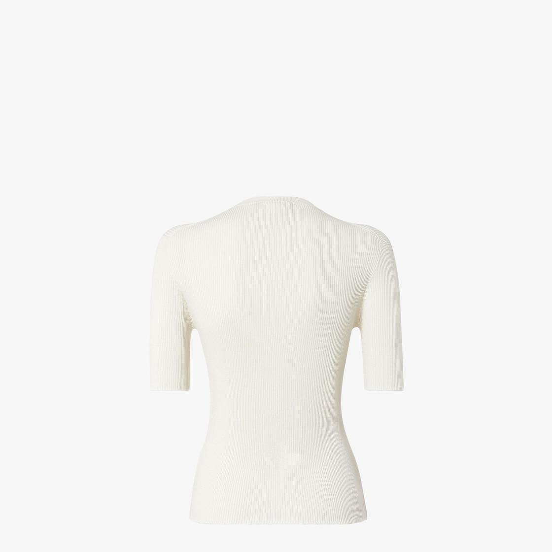 Wallet On Chain BaguetteBlue denim-effect FF jacquard wallet Product Image