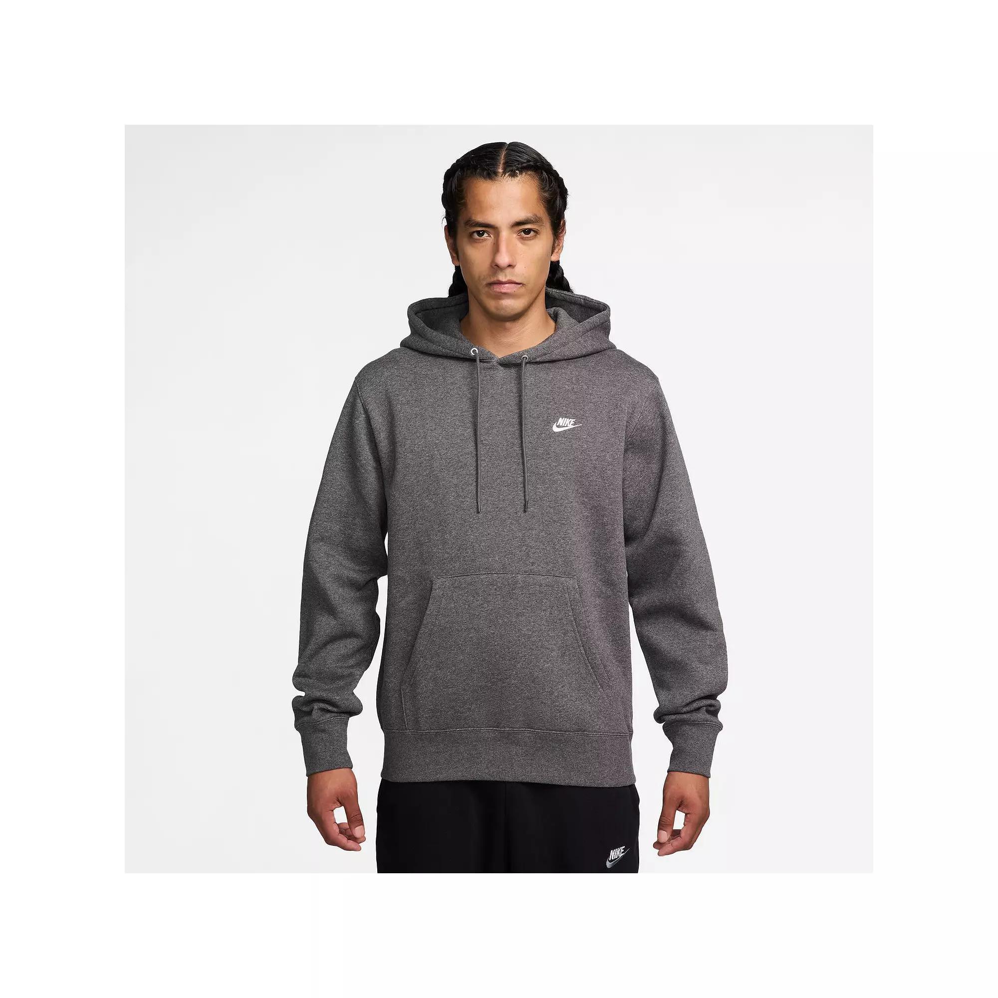 Mens Nike Sportswear Club Fleece Pullover Hoodie | BV2654-100 Product Image