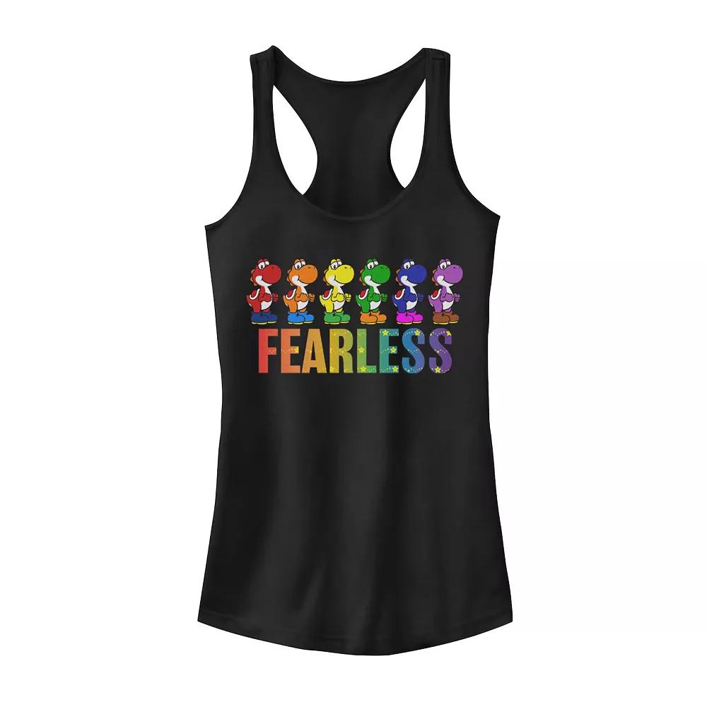 Juniors' Stardust Earth Retro Portrait Graphic Tank Top, Girl's,  Product Image