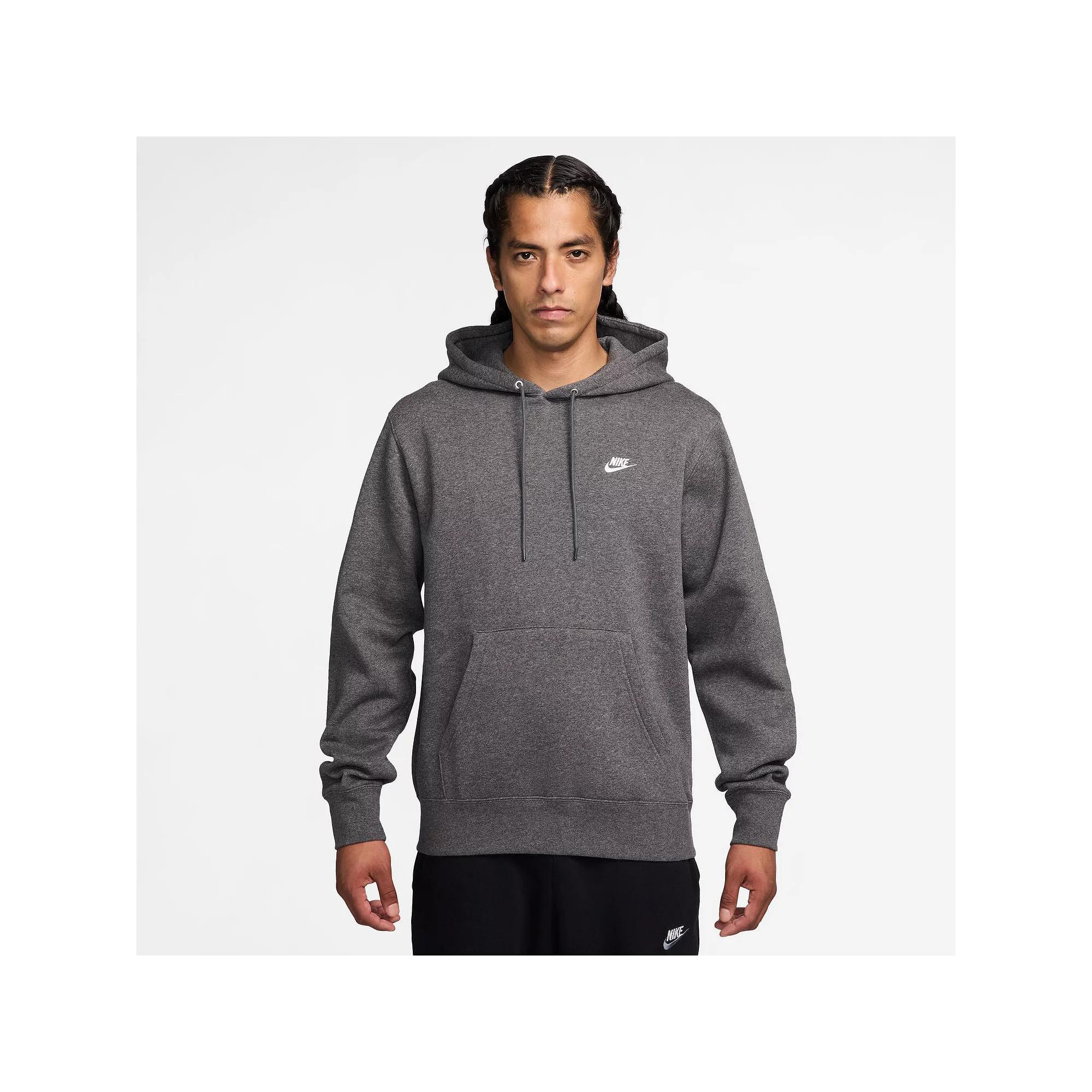 Mens Nike Sportswear Club Fleece Pullover Hoodie | BV2654-100 Product Image