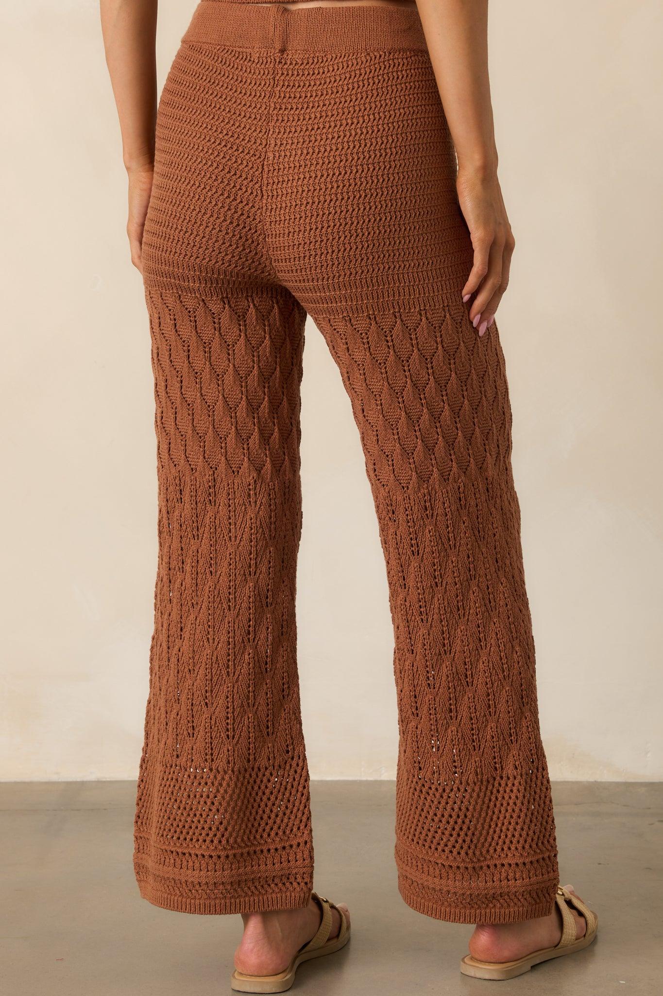 Z Supply Brown Adia Crochet Pants Product Image