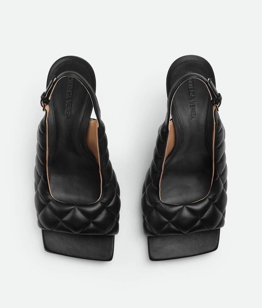 Women's Padded Slingback Sandal in Black Product Image