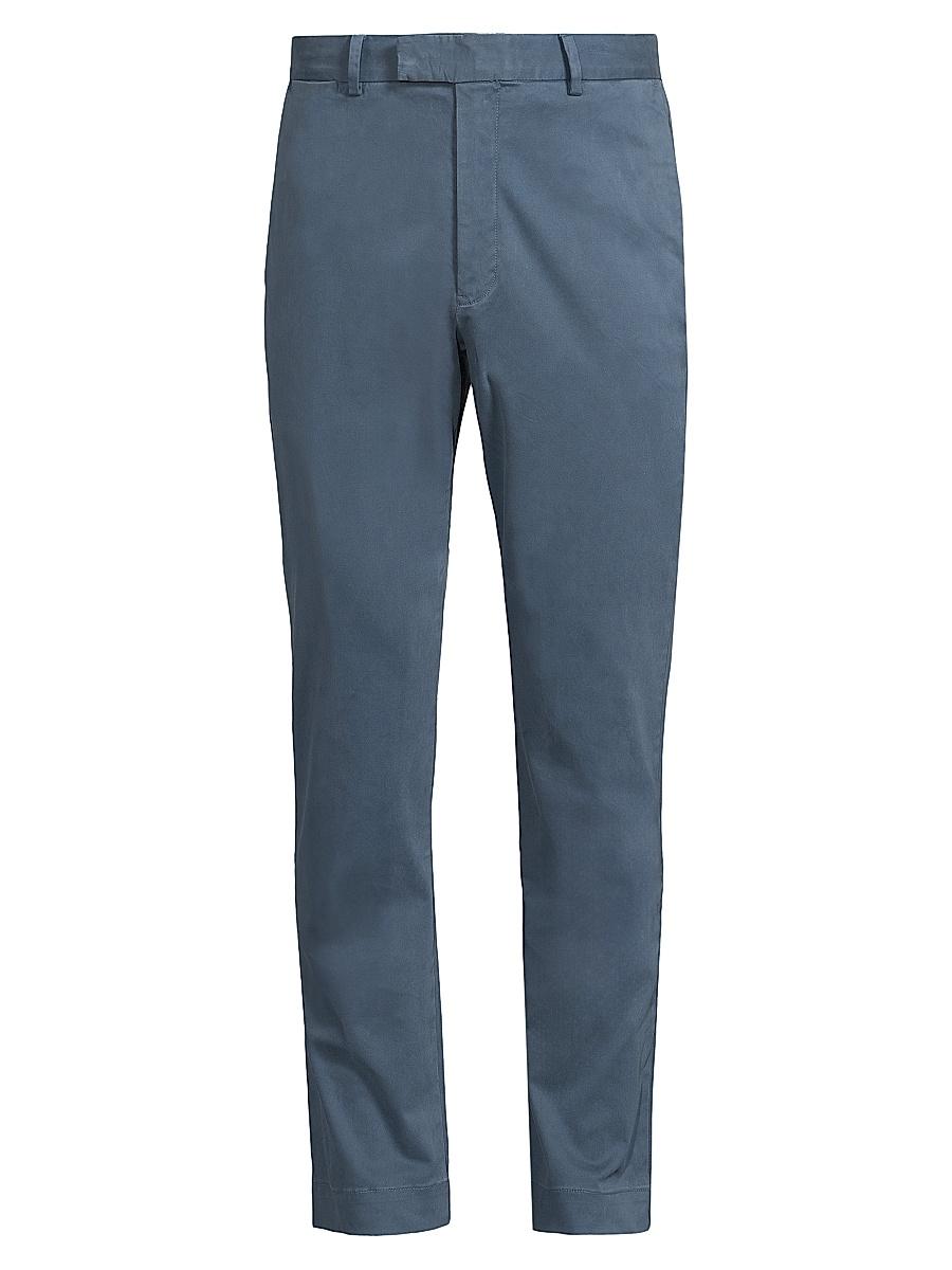Mens Jarrett Stretch-Slim-Fit Sateen Pants Product Image