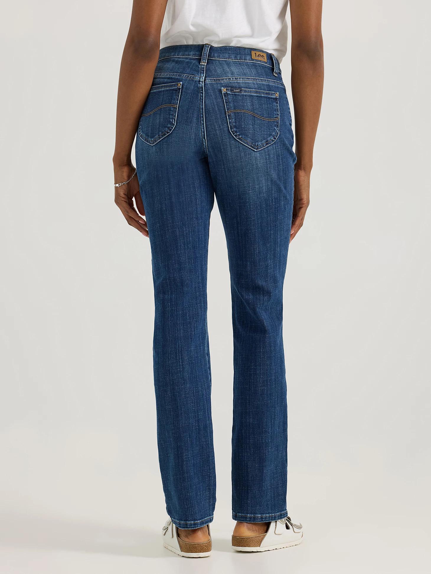 Women’s Stretch Relaxed Fit Straight Leg Jean | Women's Jeans | Lee® Product Image