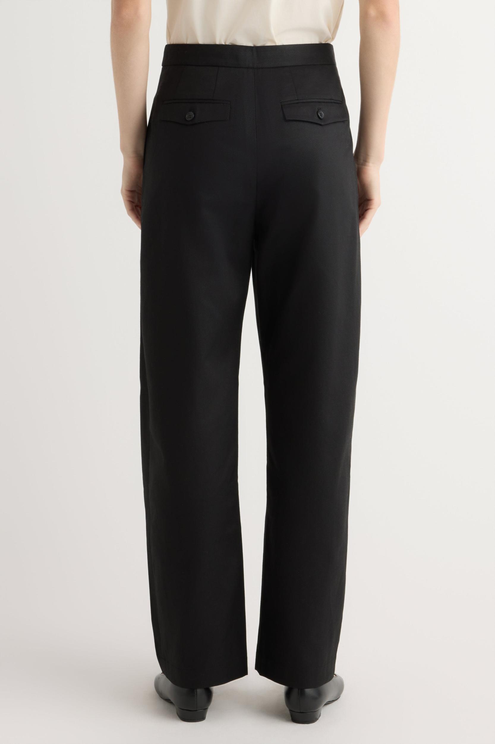 Lucia Tailored Barrel-Leg Pant Product Image