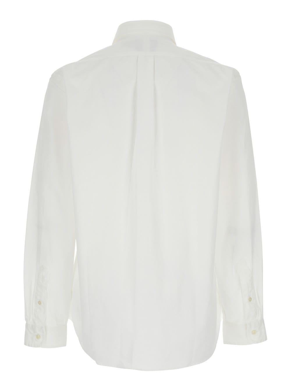 POLO RALPH LAUREN Long Sleeve Sport Shirt Clothing In White Product Image