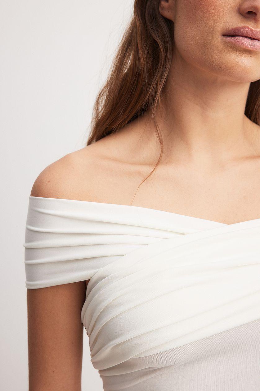 Draped Off Shoulder Top Product Image