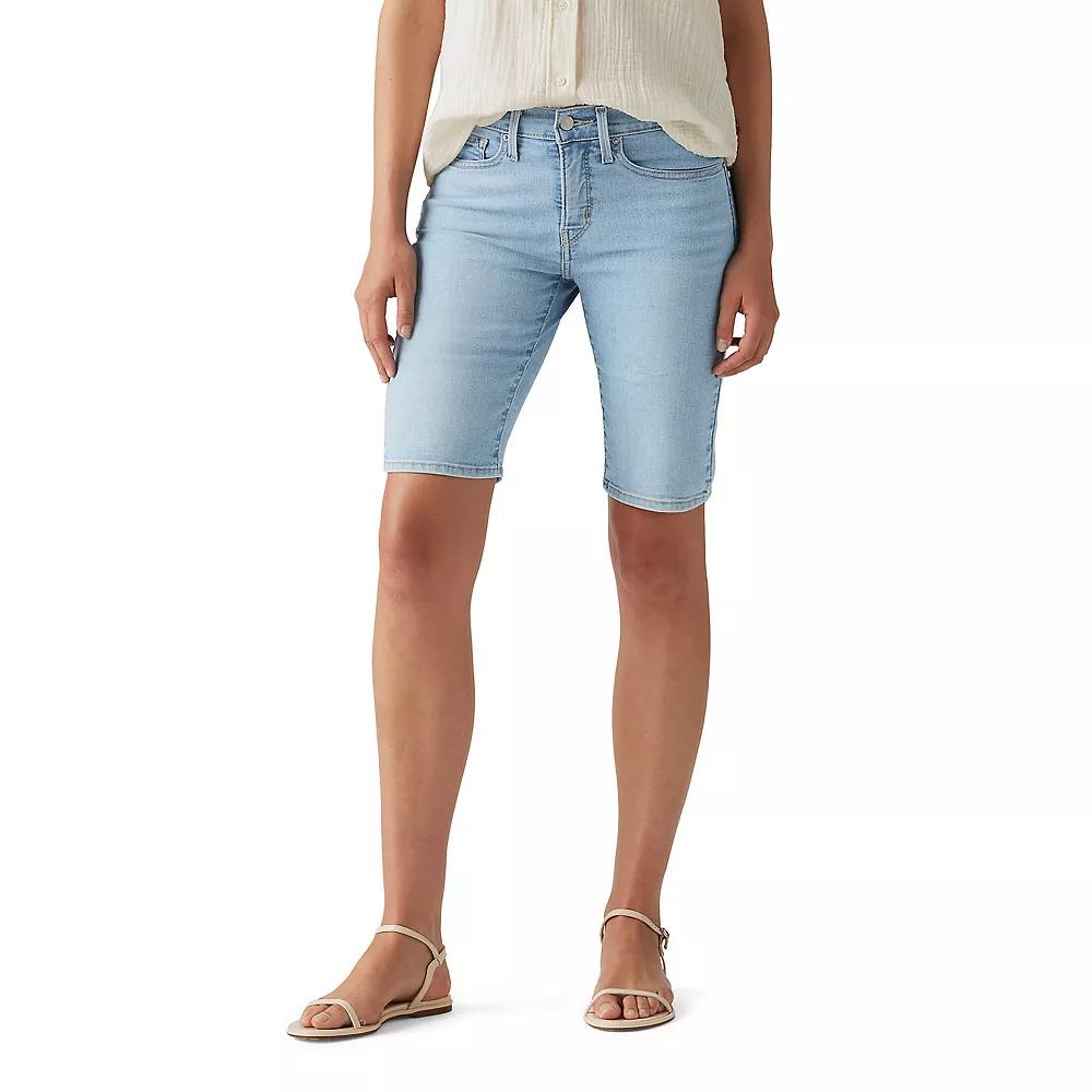 Women's Levi's® Shaping Bermuda Shorts, Size: 29(US 8)Medium, Double Duty Product Image