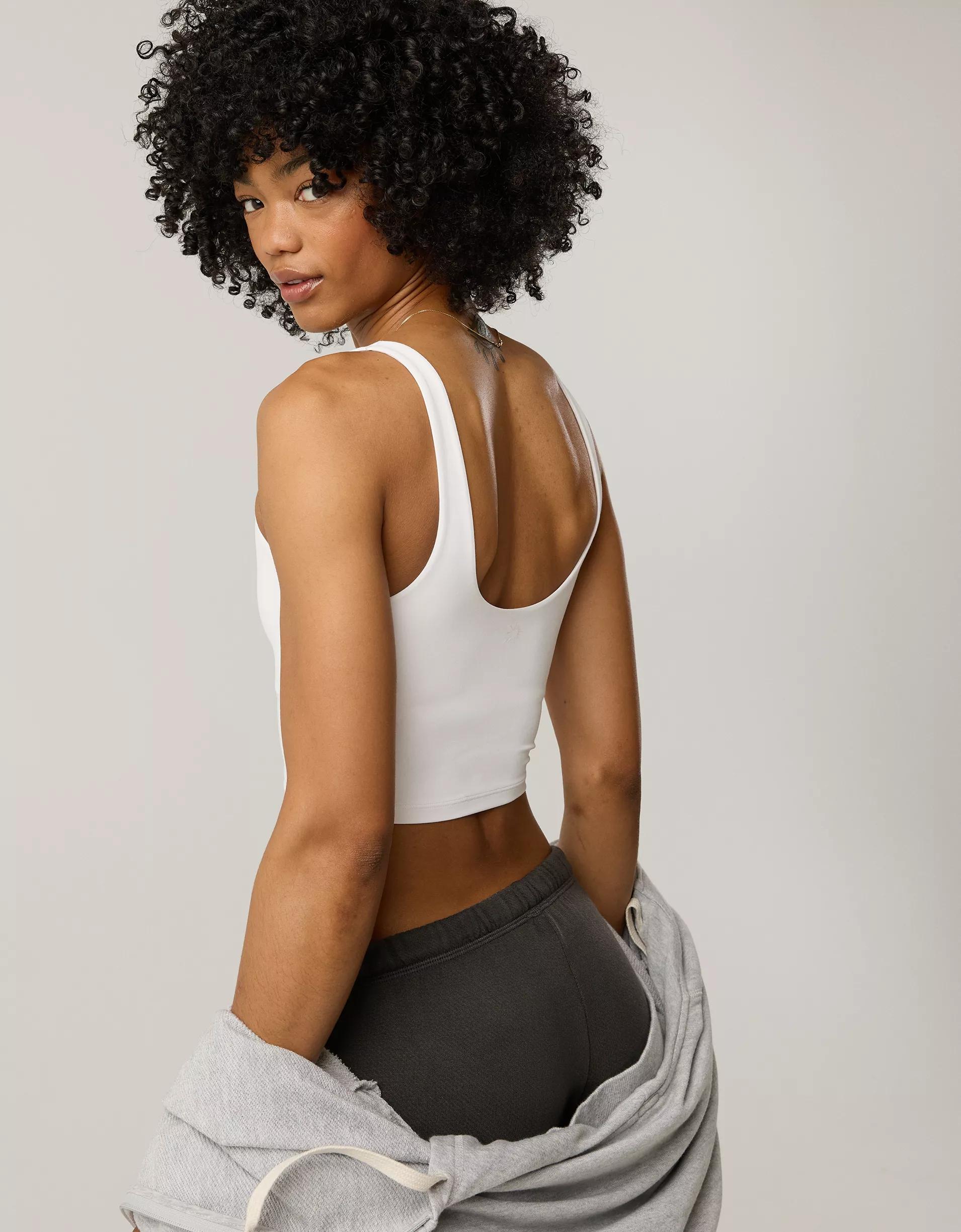 OFFLINE By Aerie Real Me Low Key Longline Sports Bra Product Image