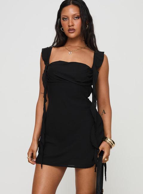 Lanai Mini Dress Black Product Image