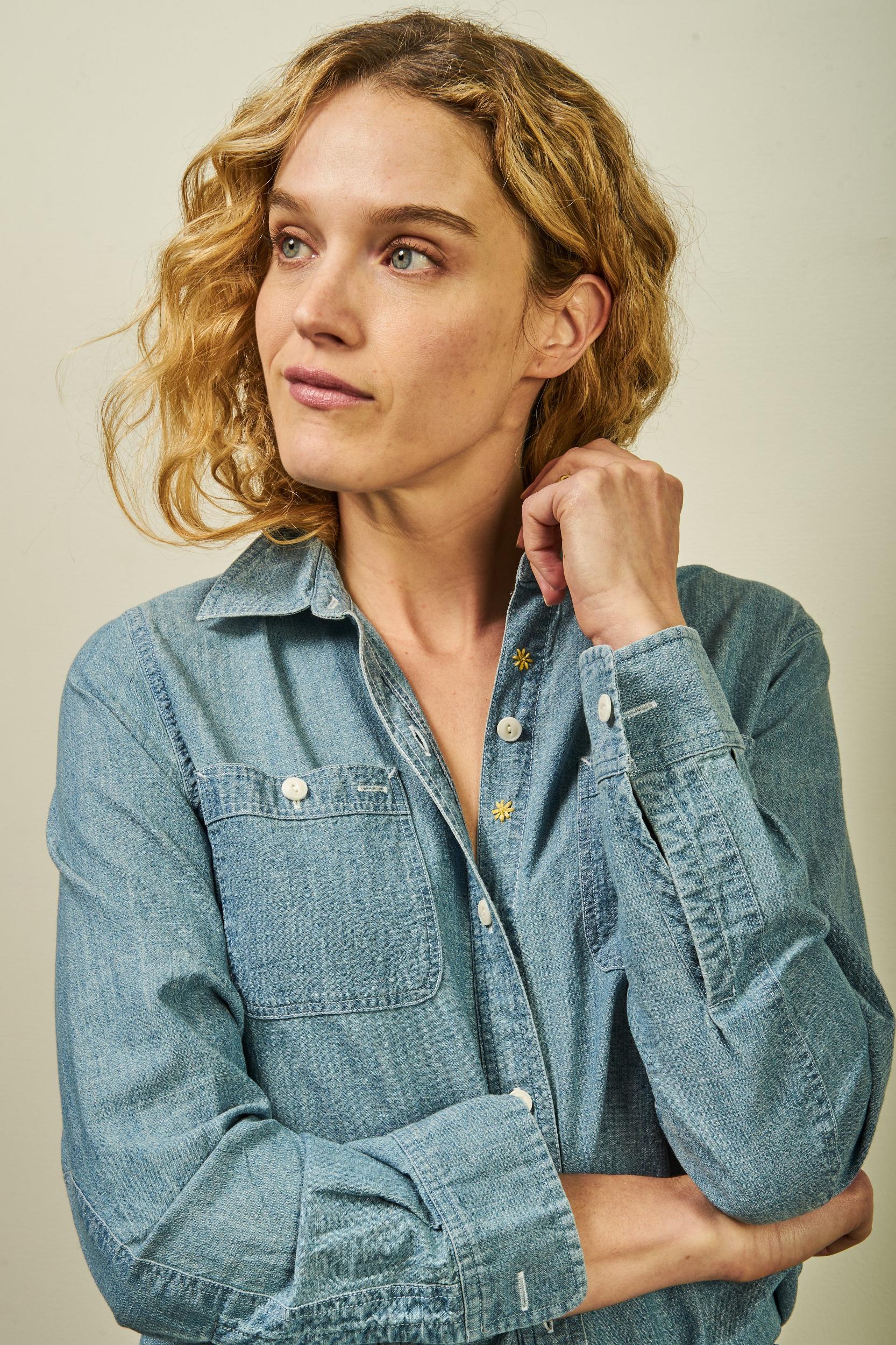 Women's Work Shirt in Chambray Product Image