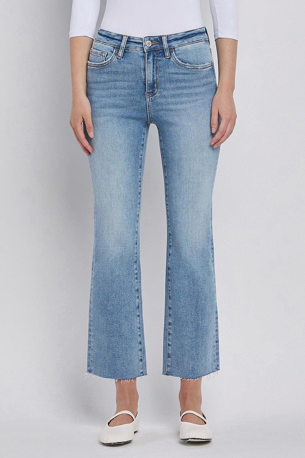 High Rise Kick Flare Jean Product Image