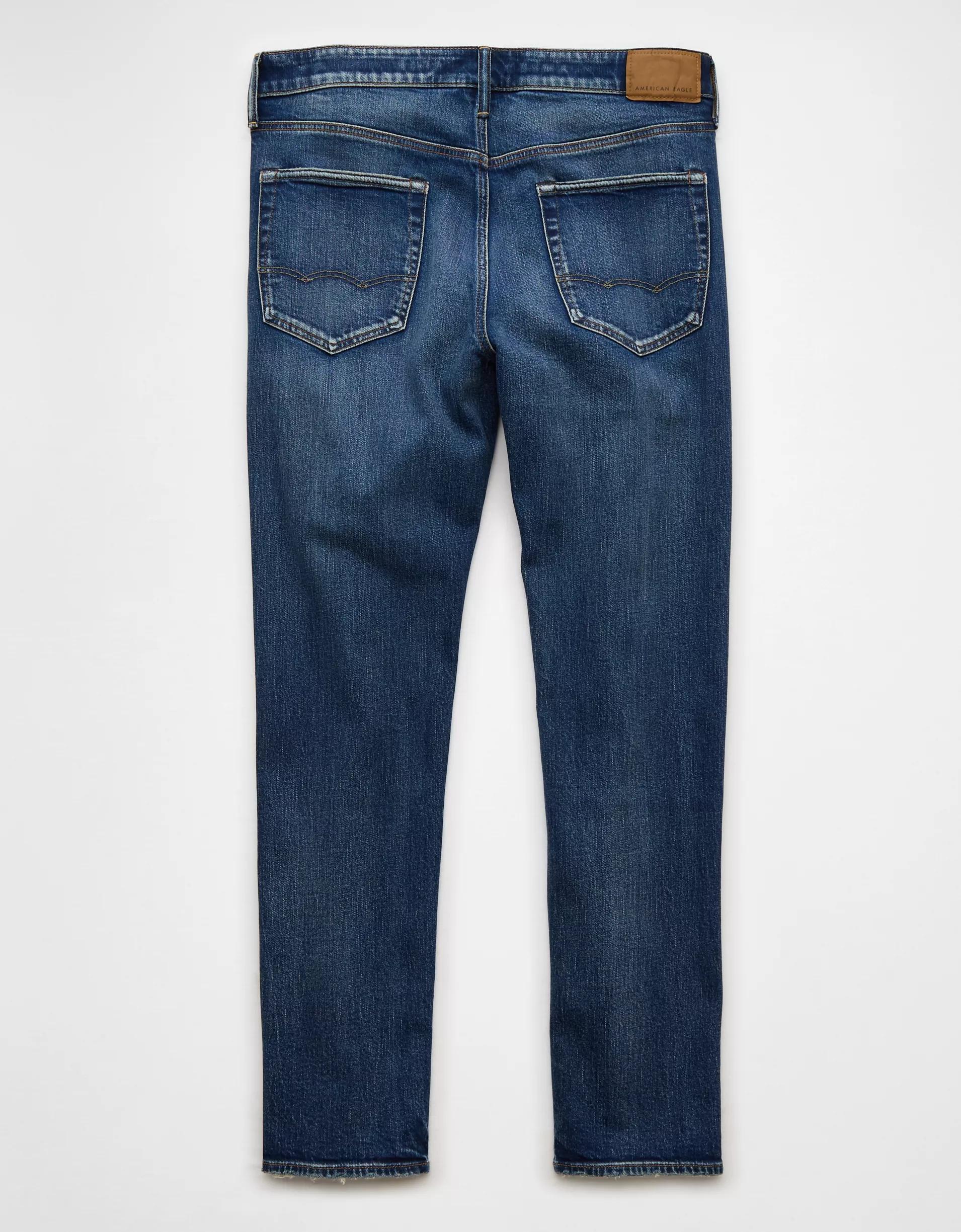 AE AirFlex+ Ripped Slim Straight Jean Product Image