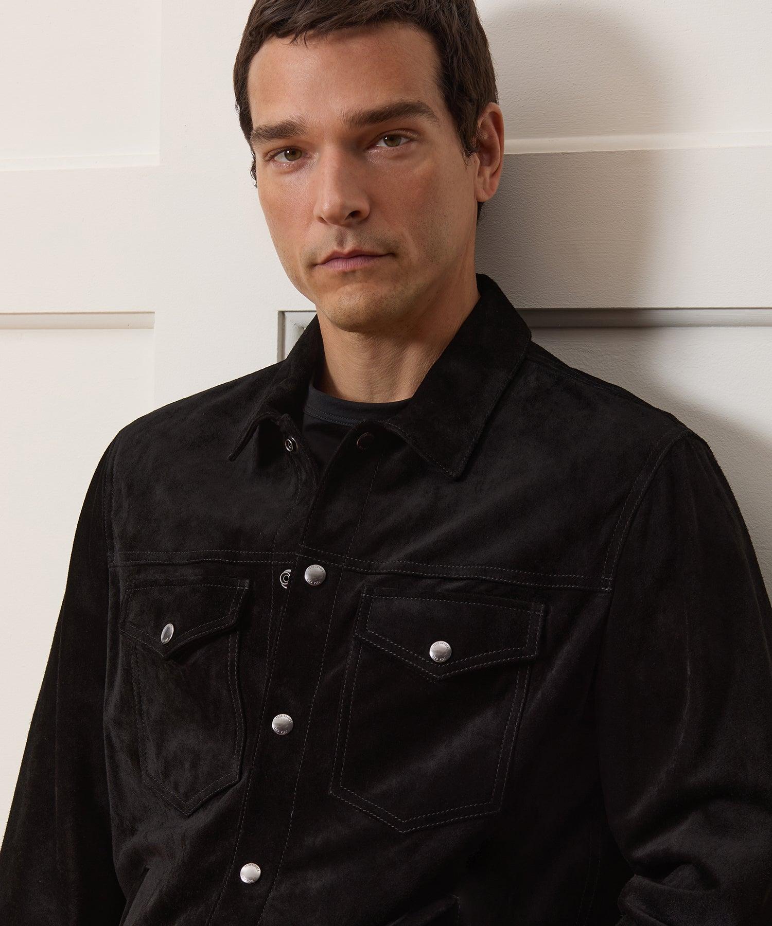 Italian Suede Dylan Jacket Product Image