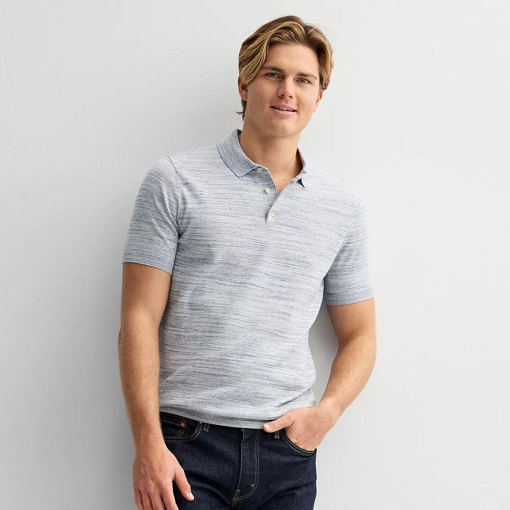 Men's Sonoma Goods For Life® Short Sleeve Sweater Polo,  Product Image
