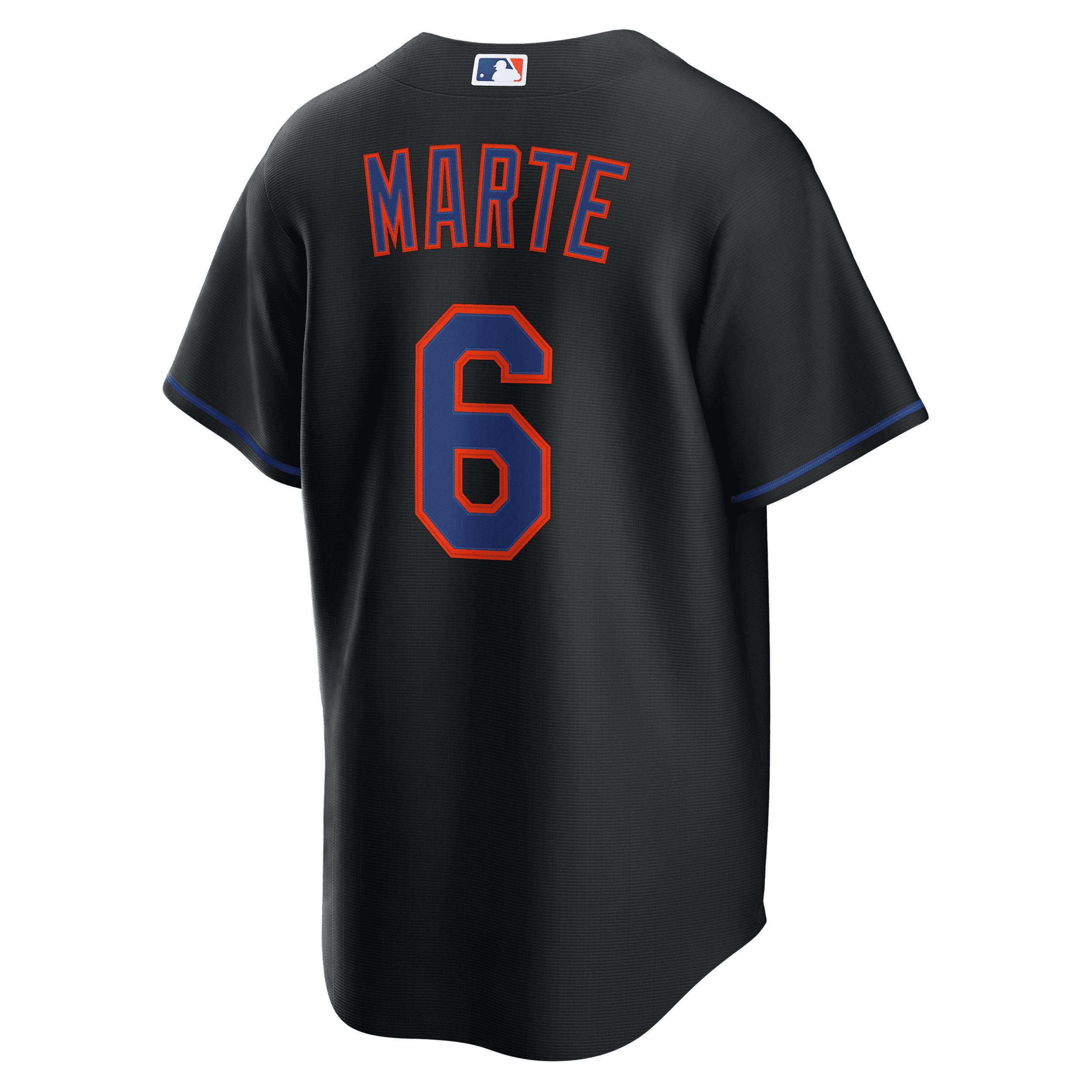 Starling Marte New York Mets Nike Mens MLB Replica Jersey | RE25NMA1NM9-WG1 Product Image