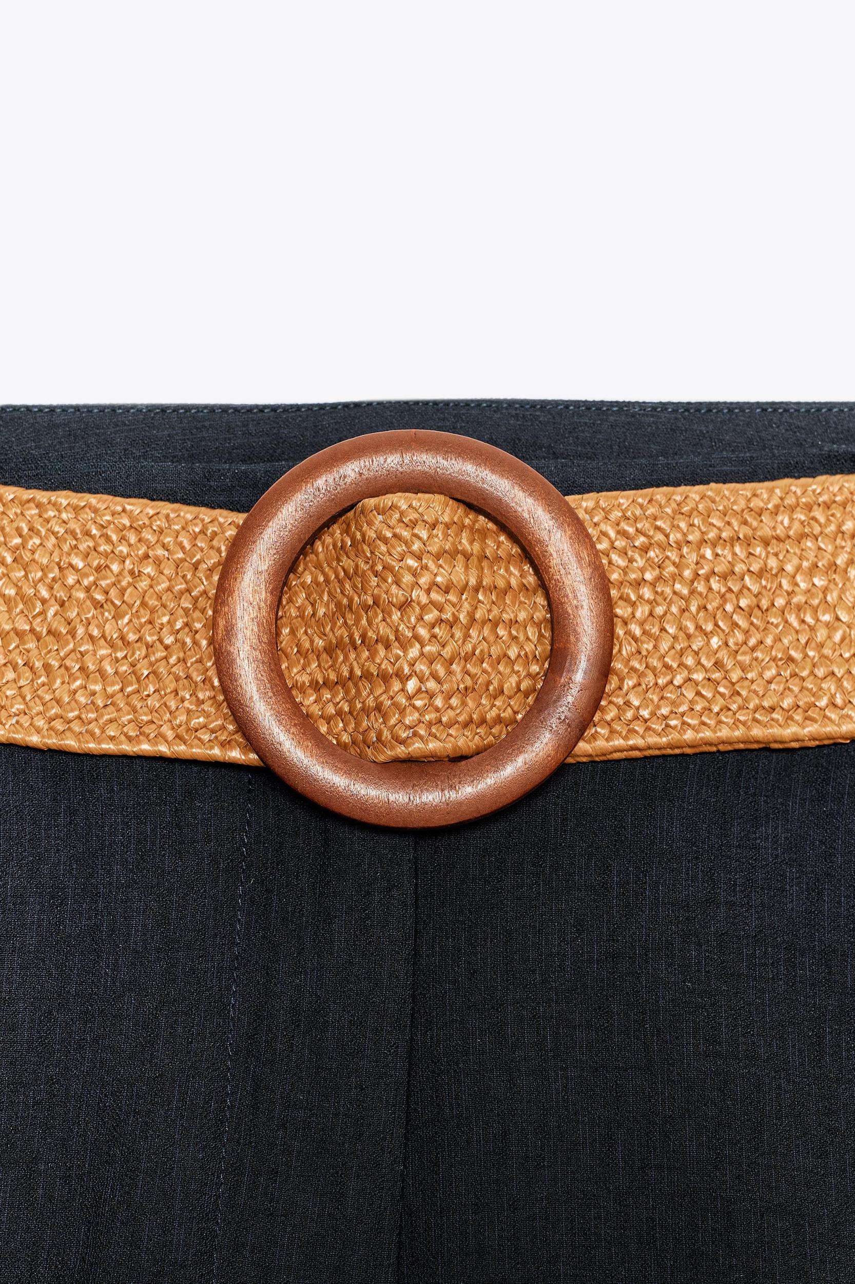 PLEATED BELT SHORTS Product Image