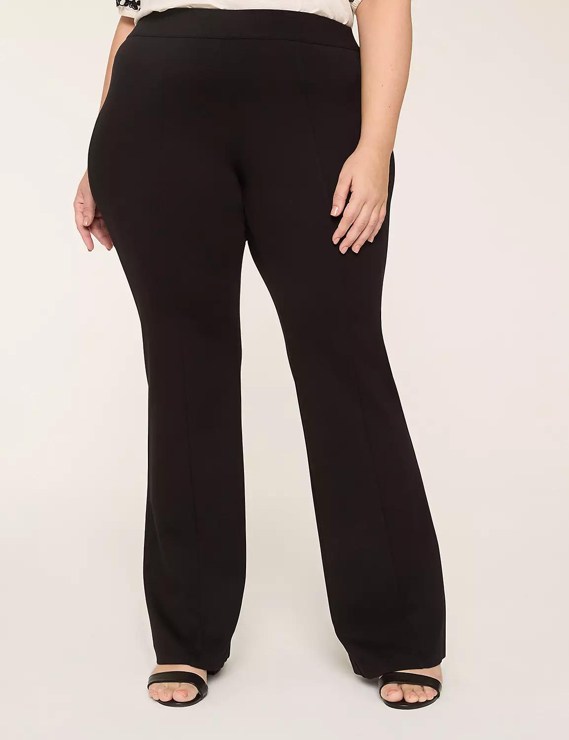 Ponte Pull-On High-Rise Flare Pant Product Image
