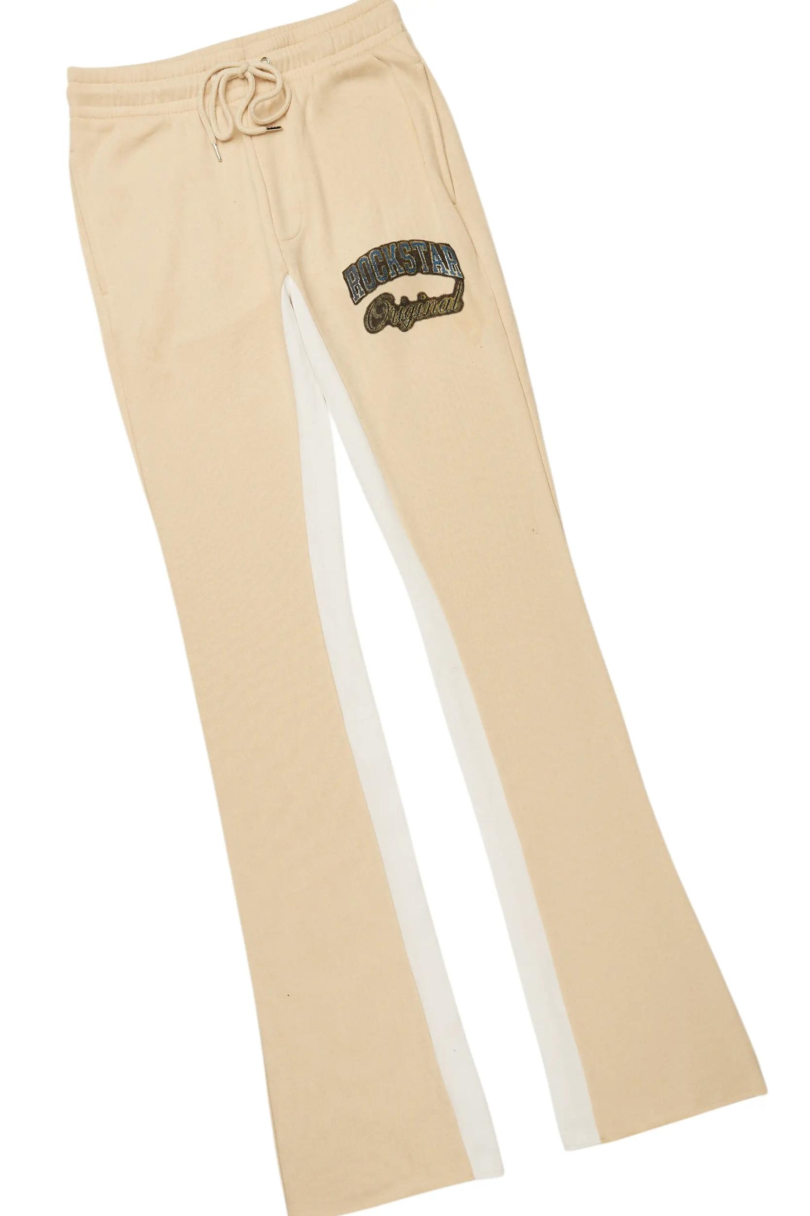 Waller Black/Burgundy Long Sleeve T-Shirt/Baggy Pant Set Male Product Image