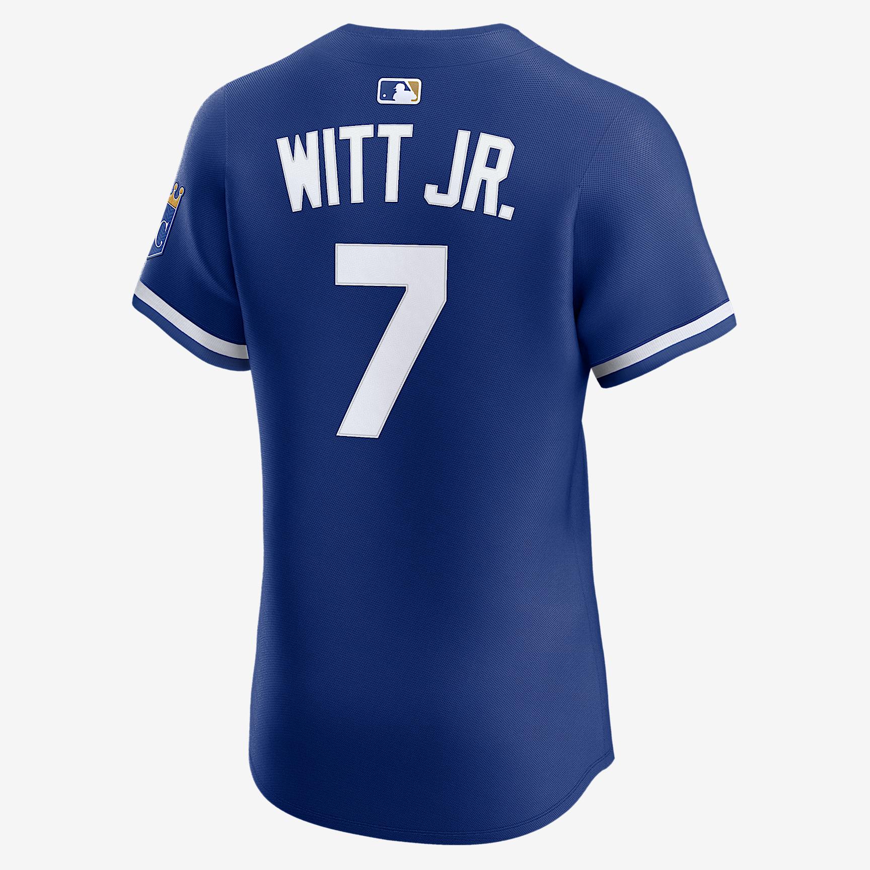 Bobby Witt Jr. Kansas City Royals Nike Mens Dri-FIT ADV MLB Elite Jersey | 9B10ROA2RO9-XX2 Product Image