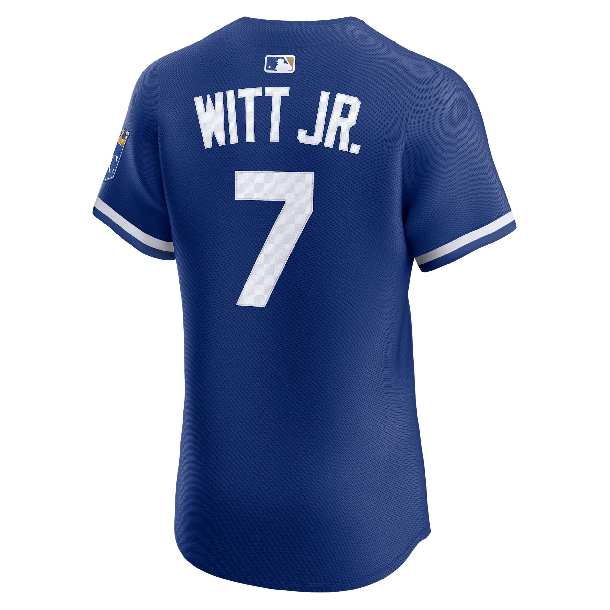 Bobby Witt Jr. Kansas City Royals Nike Mens Dri-FIT ADV MLB Elite Jersey | 9B10ROA2RO9-XX2 Product Image