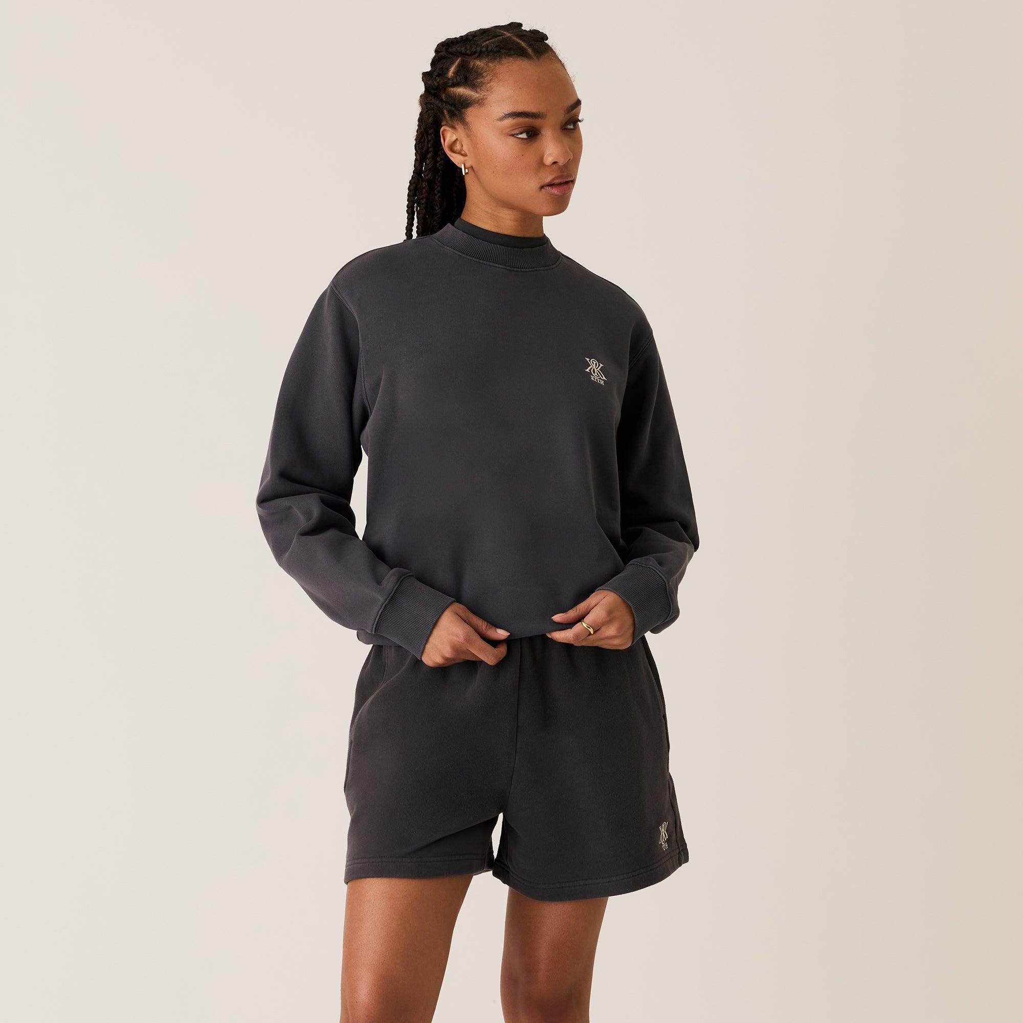 Kith Women Asher Crest Crewneck - Gotham Female Product Image