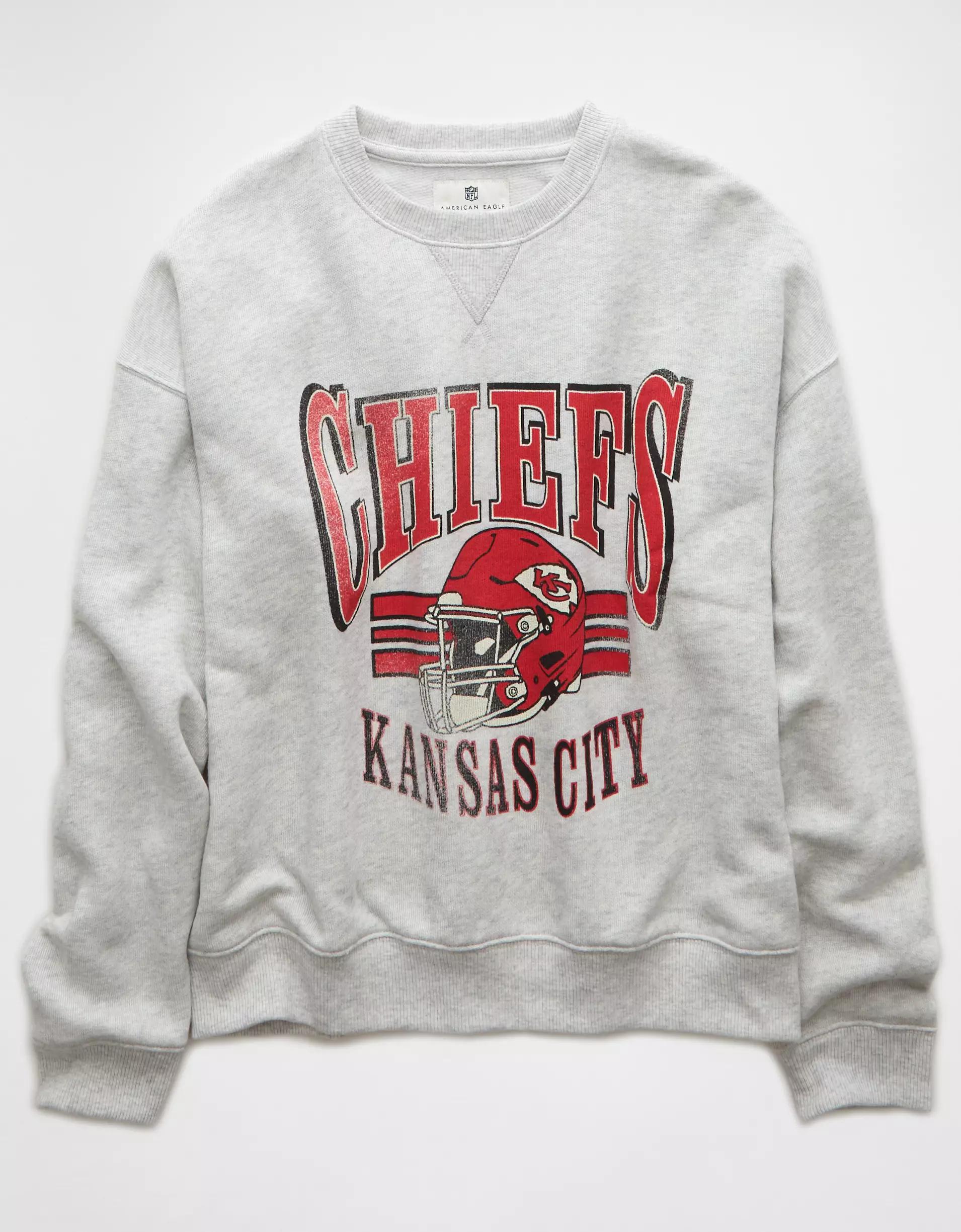 AE NFL Kansas City Chiefs Crew Neck Sweatshirt Product Image