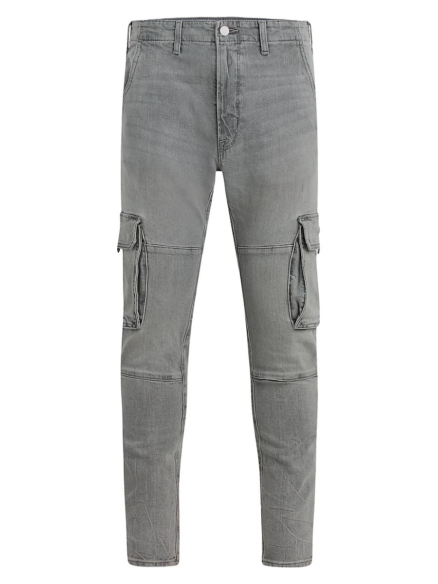 Mens Stretch Skinny Cargo Jeans Product Image