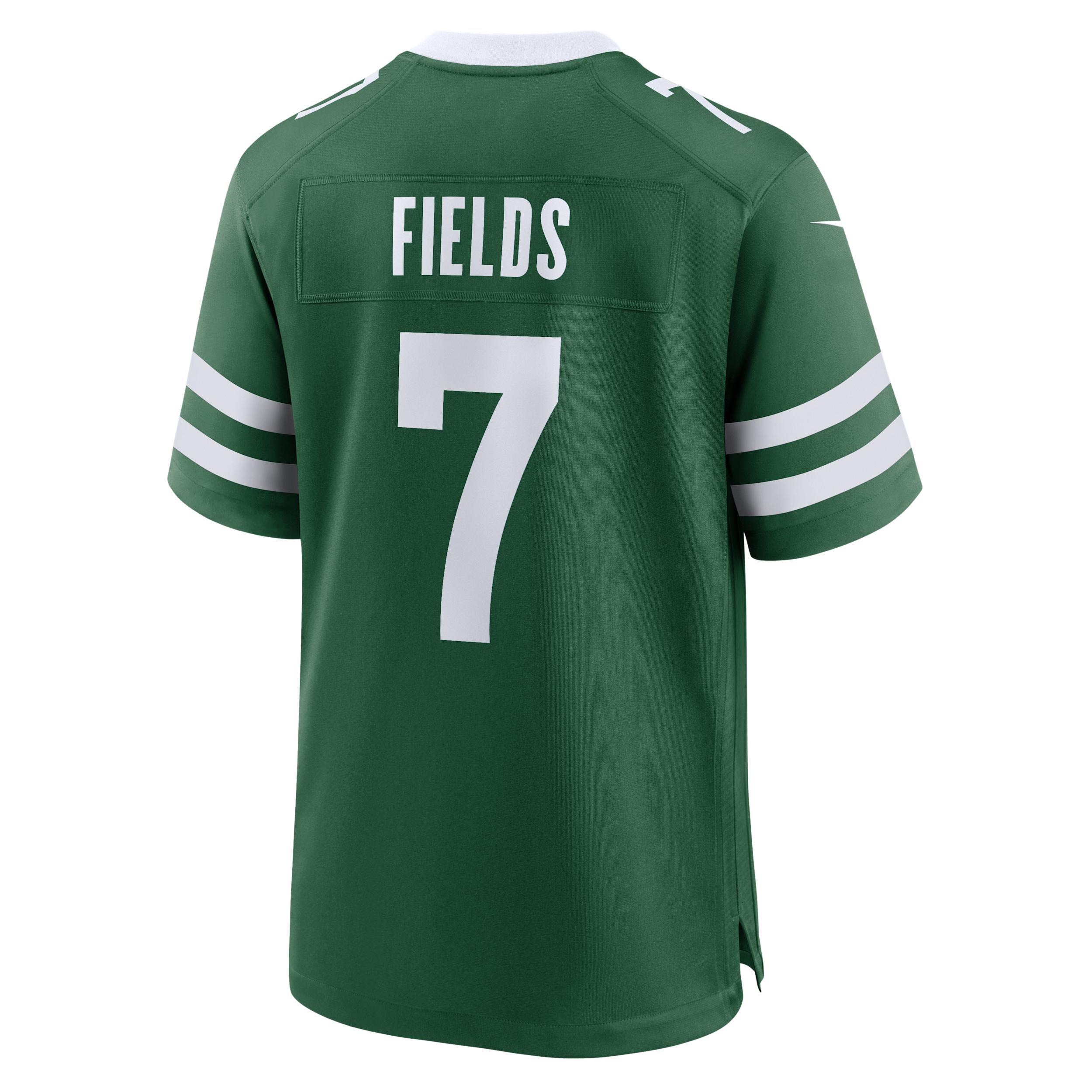 Justin Fields New York Jets Nike Mens NFL Game Jersey | 67NM03T672F-6X3 Product Image