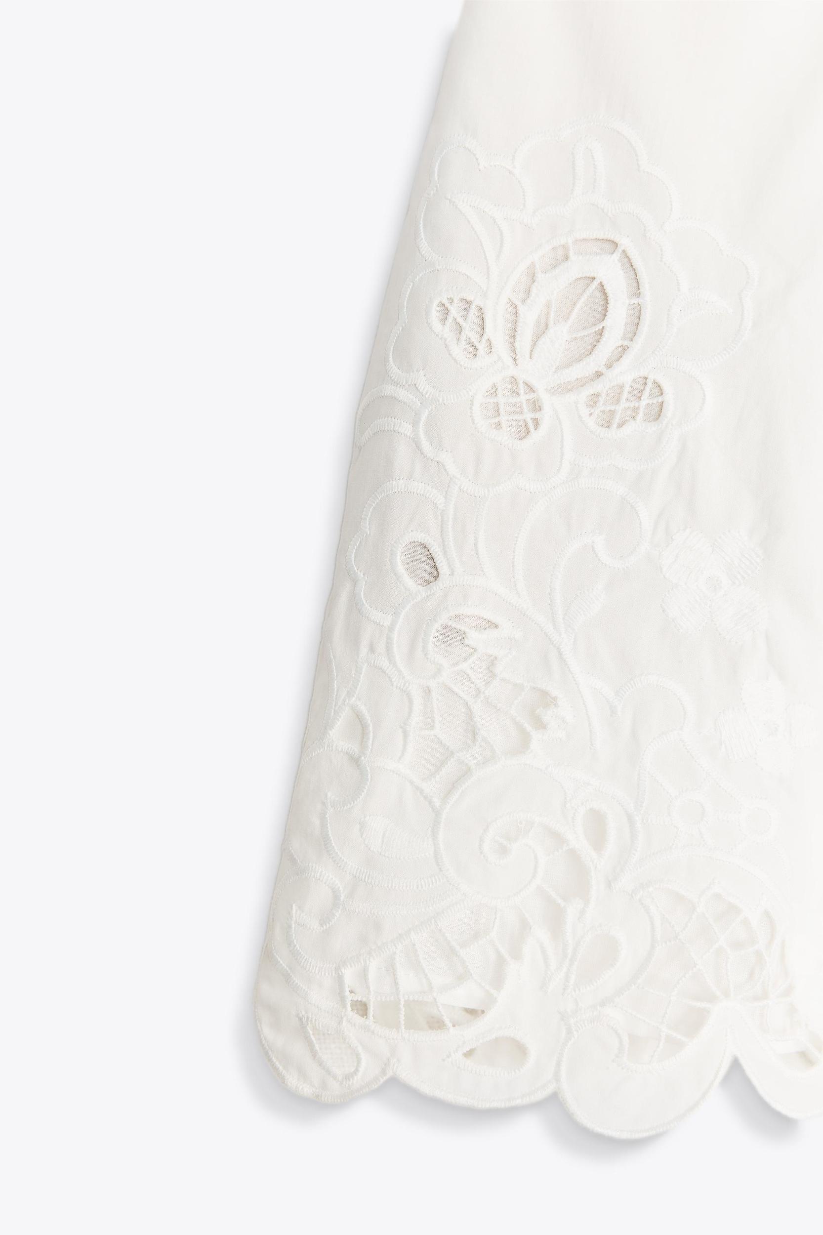 ZW COLLECTION EMBROIDERED PLEATED SHORTS Product Image