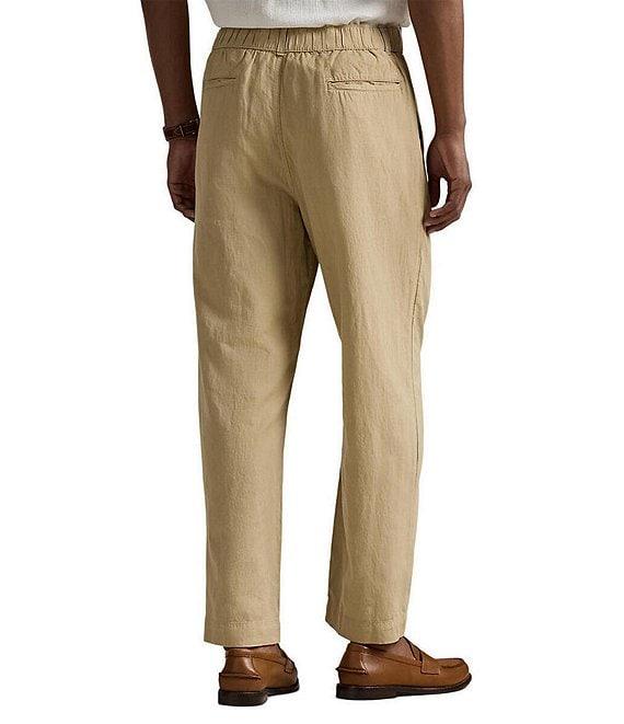 Polo Ralph Lauren Relaxed Fit Linen-Cotton Pants Product Image