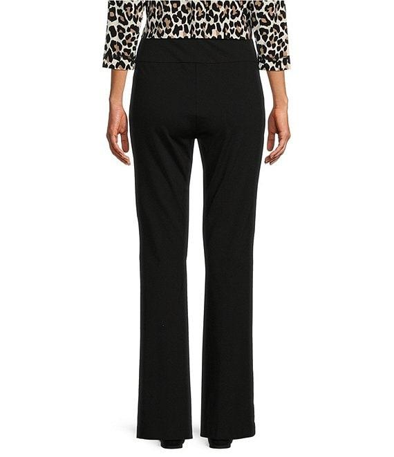 Multiples Knit Ease-Y-Fit Tummy Panel Flare Leg Pant Product Image