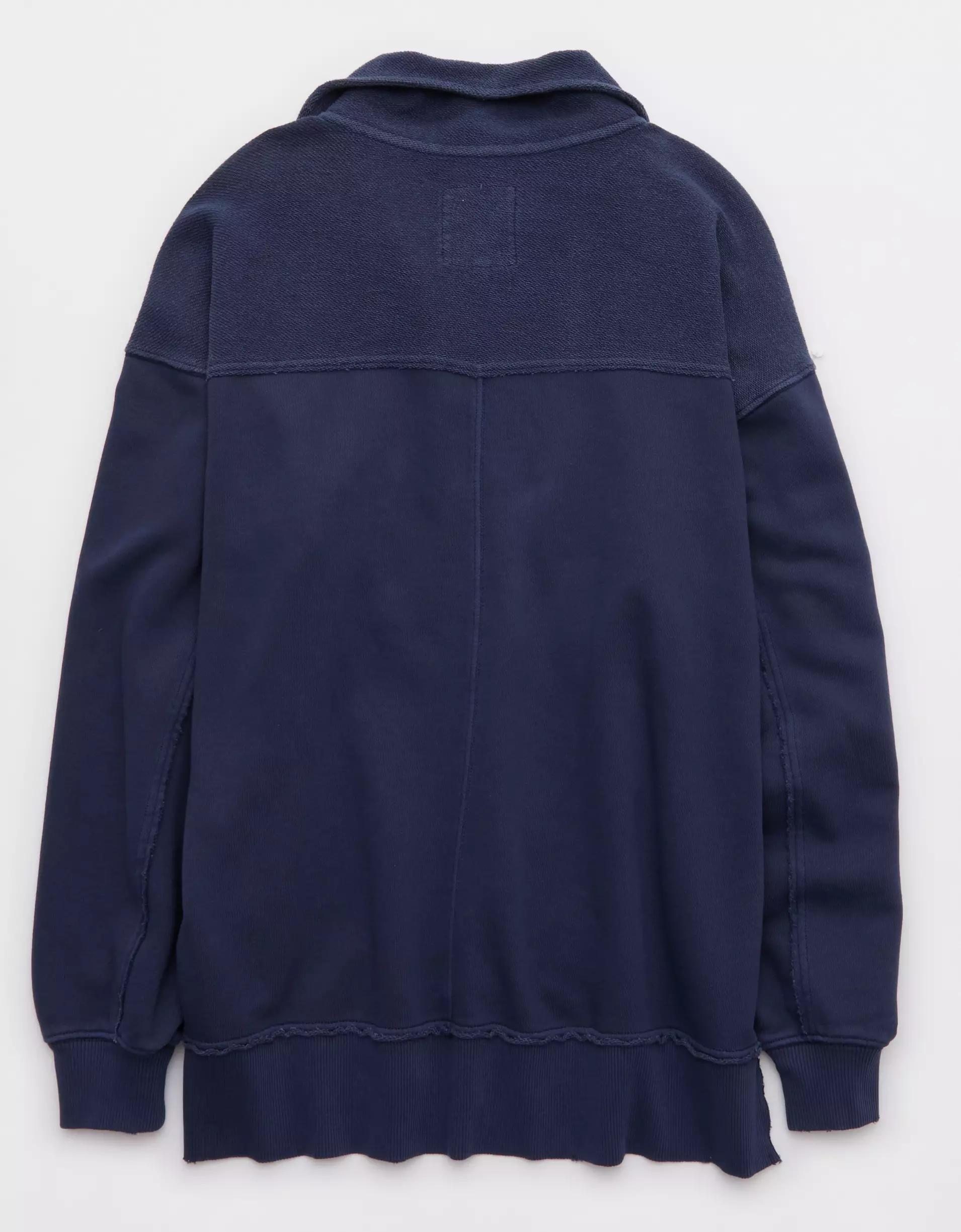 Aerie Starry Skies Open Neck Sweatshirt Product Image