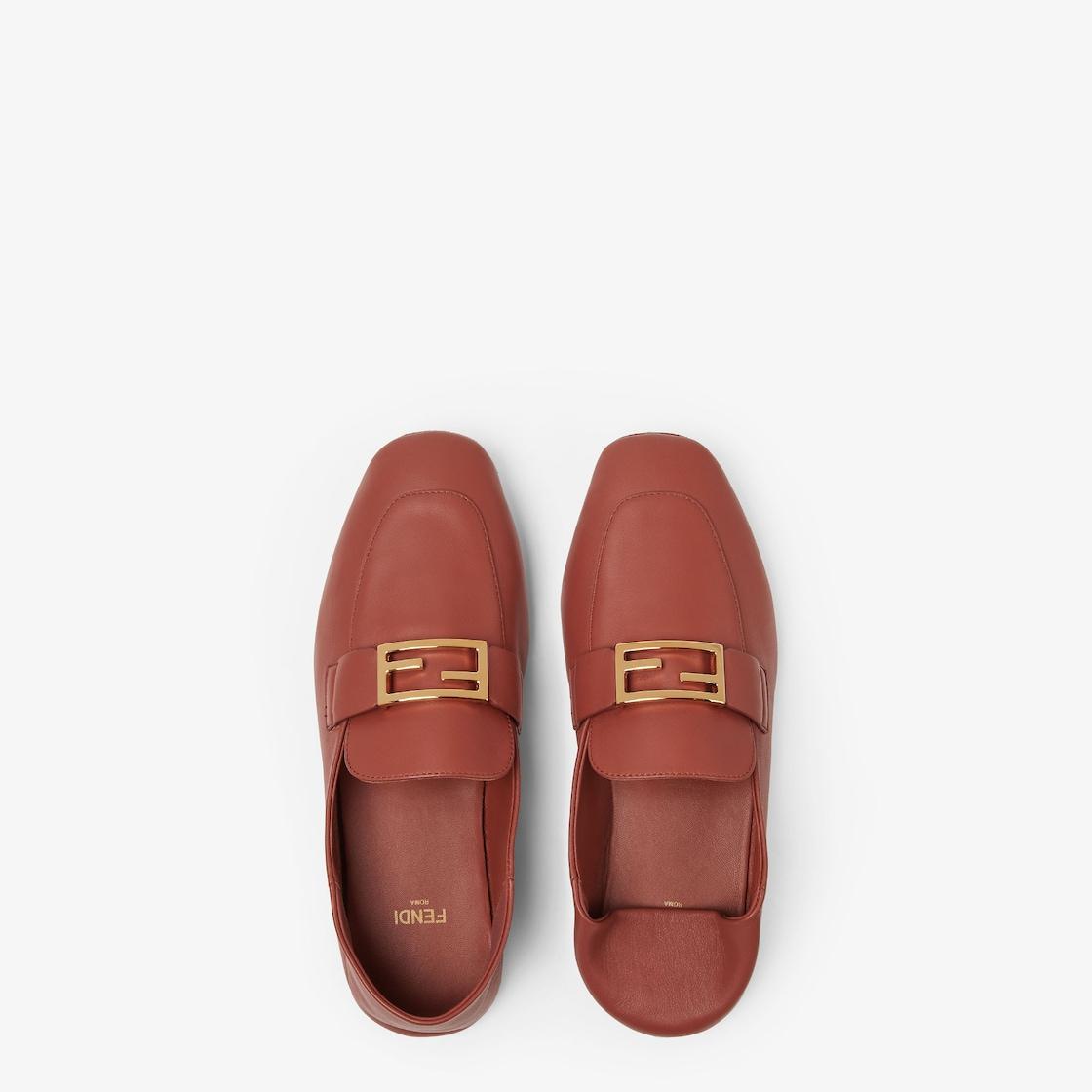 BaguetteSienna leather loafers Product Image