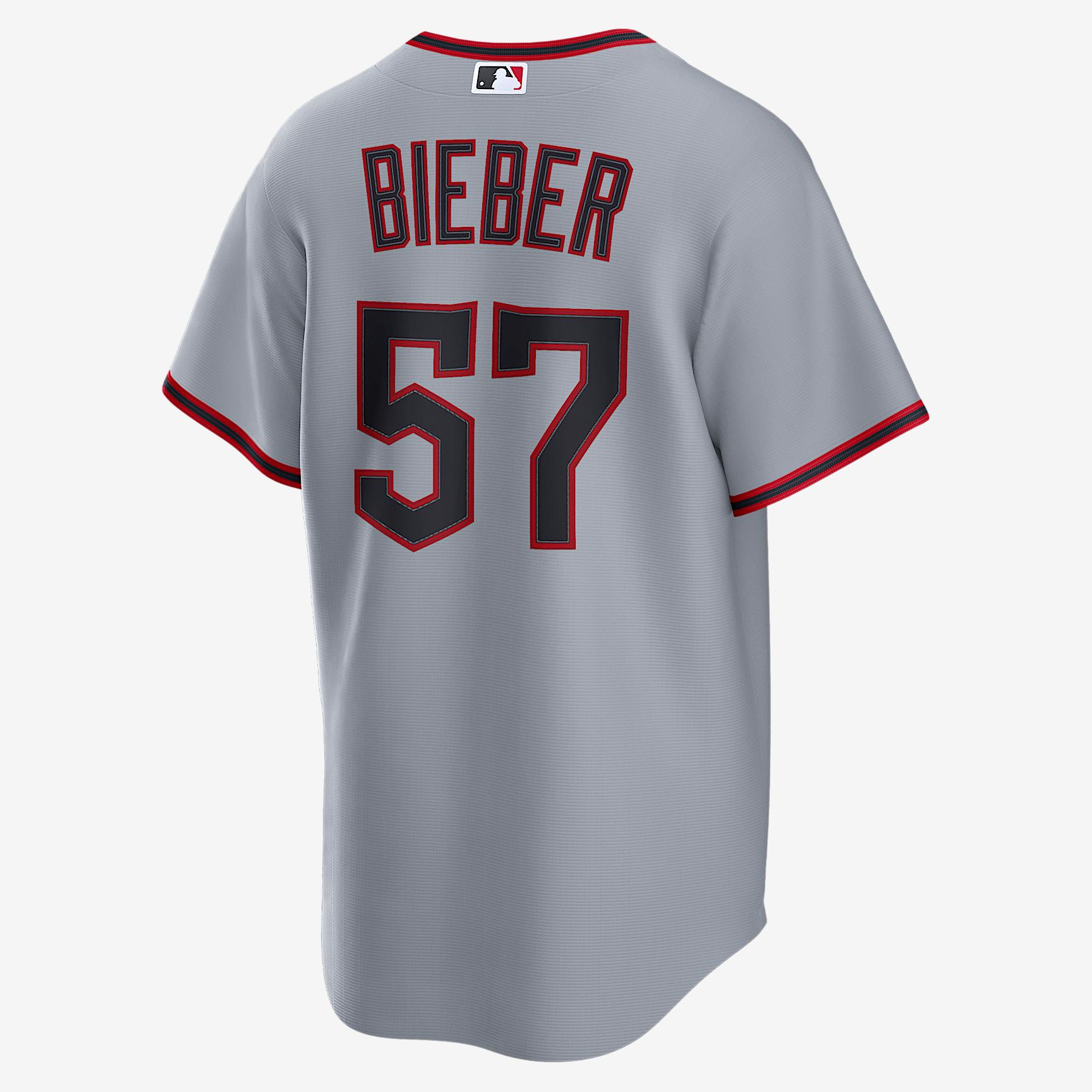 Shane Bieber Cleveland Guardians Nike Men's MLB Replica Jersey Product Image
