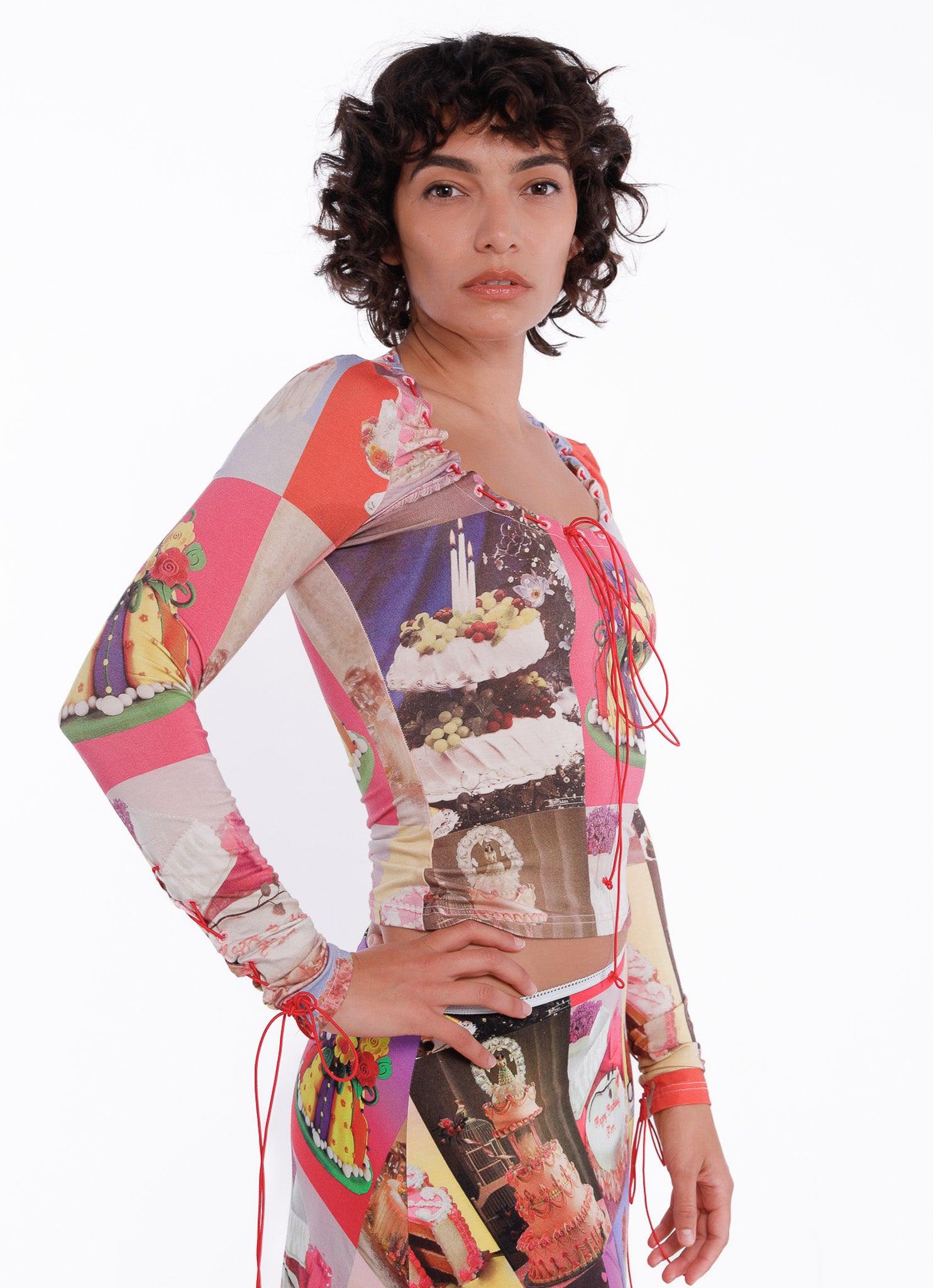 Cake Lace-Up Top Product Image