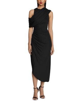 Gabrielle Matte Jersey Midi Dress Product Image