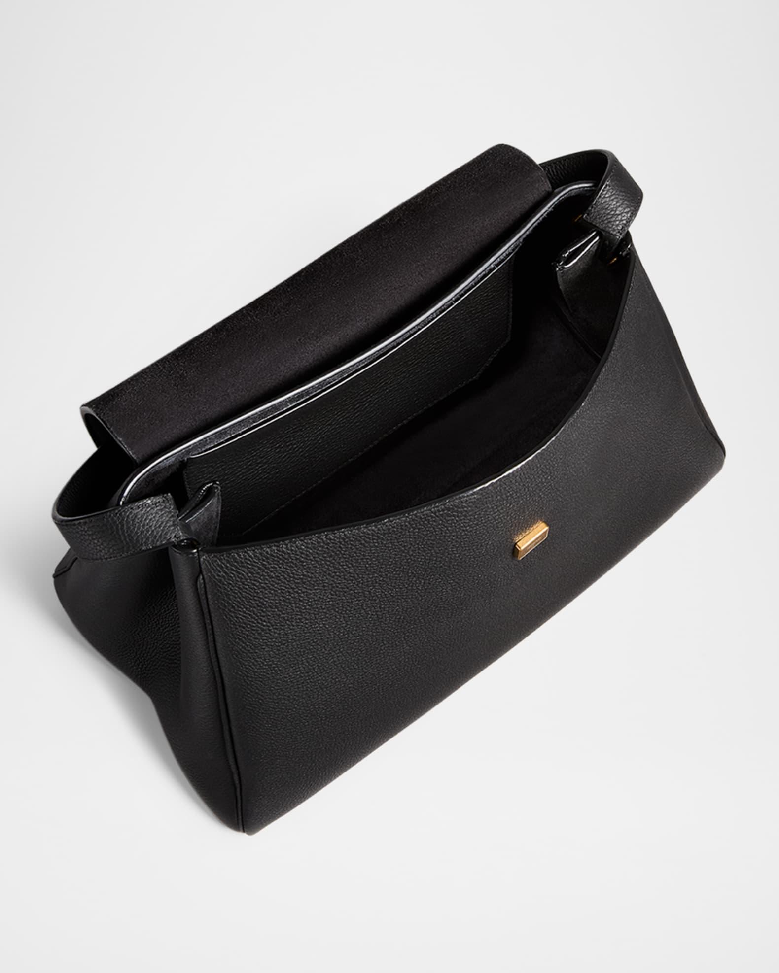 Audrey Flap Calf Leather Top-Handle Bag Product Image