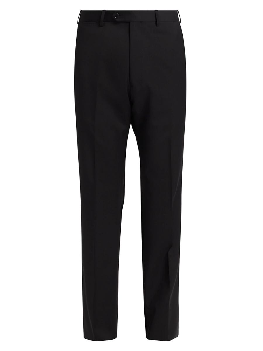 Mens Basic Wool Trousers Product Image