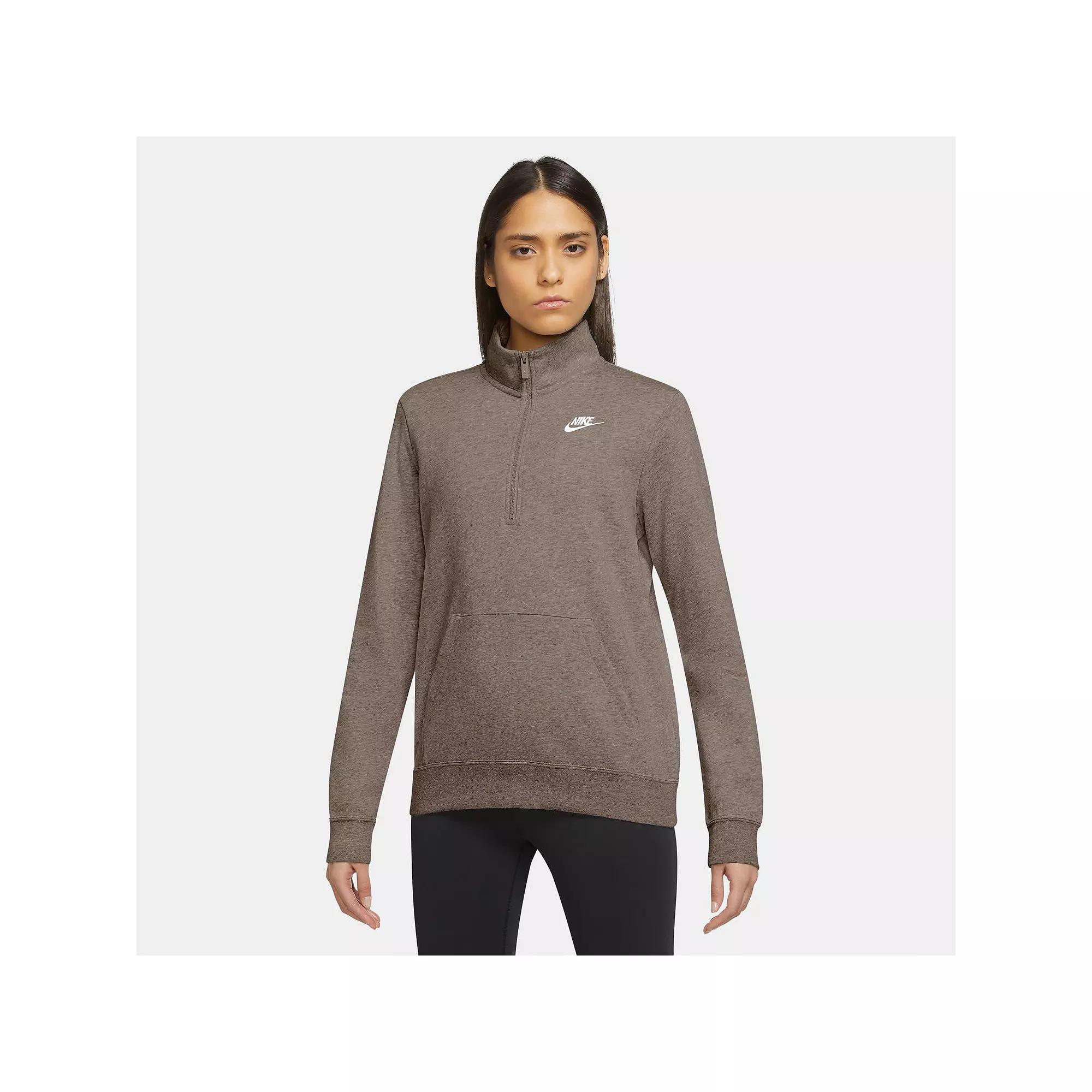 Women's Nike Sportswear Club Fleece Quarter-Zip Sweatshirt,  Product Image
