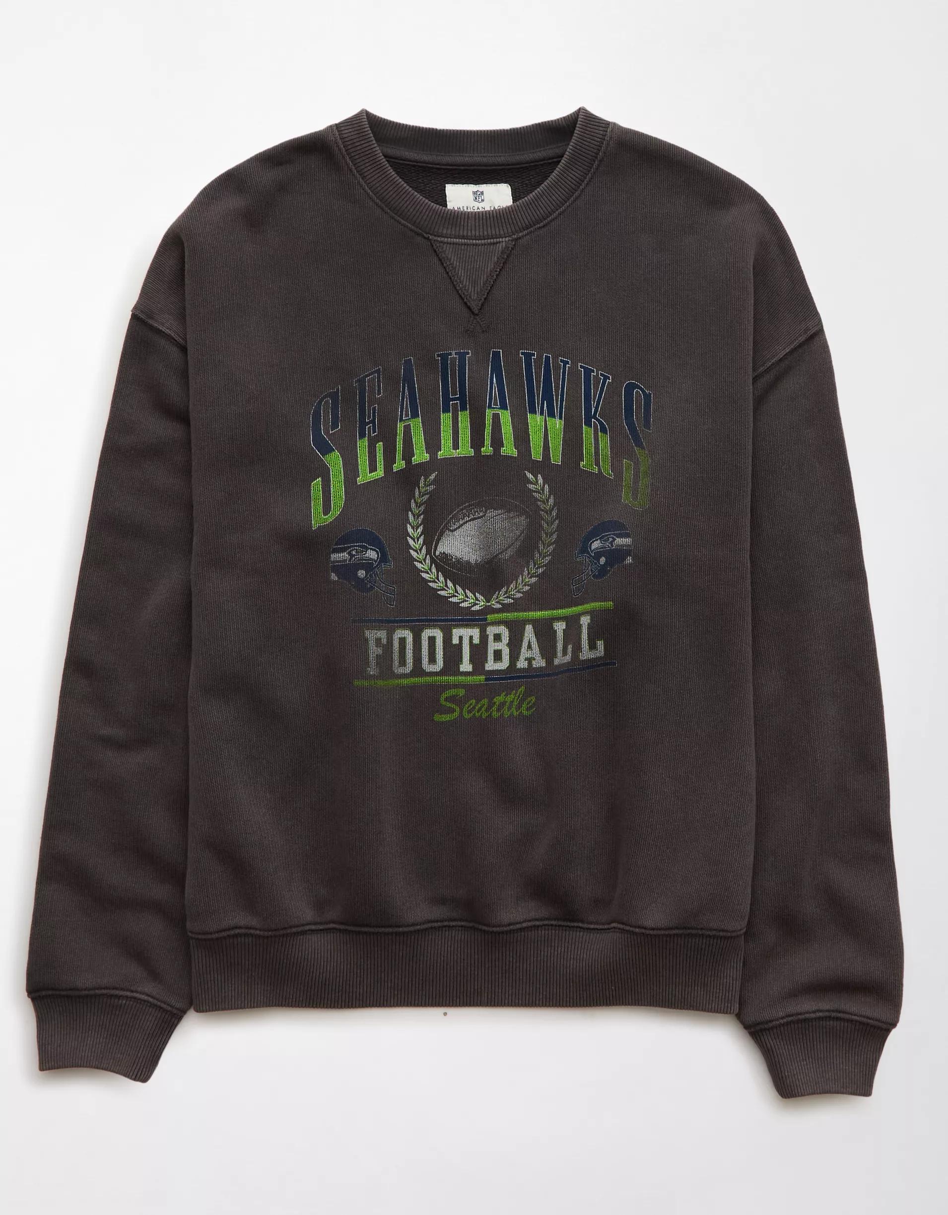 AE NFL Seattle Seahawks Crew Neck Sweatshirt Product Image