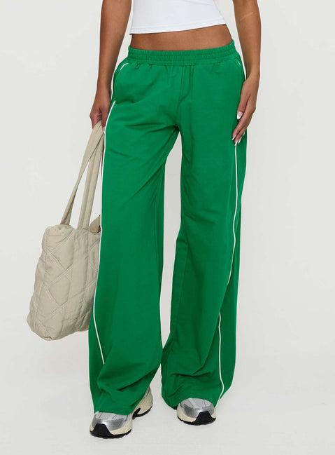 Field Day Track Pants Green Product Image