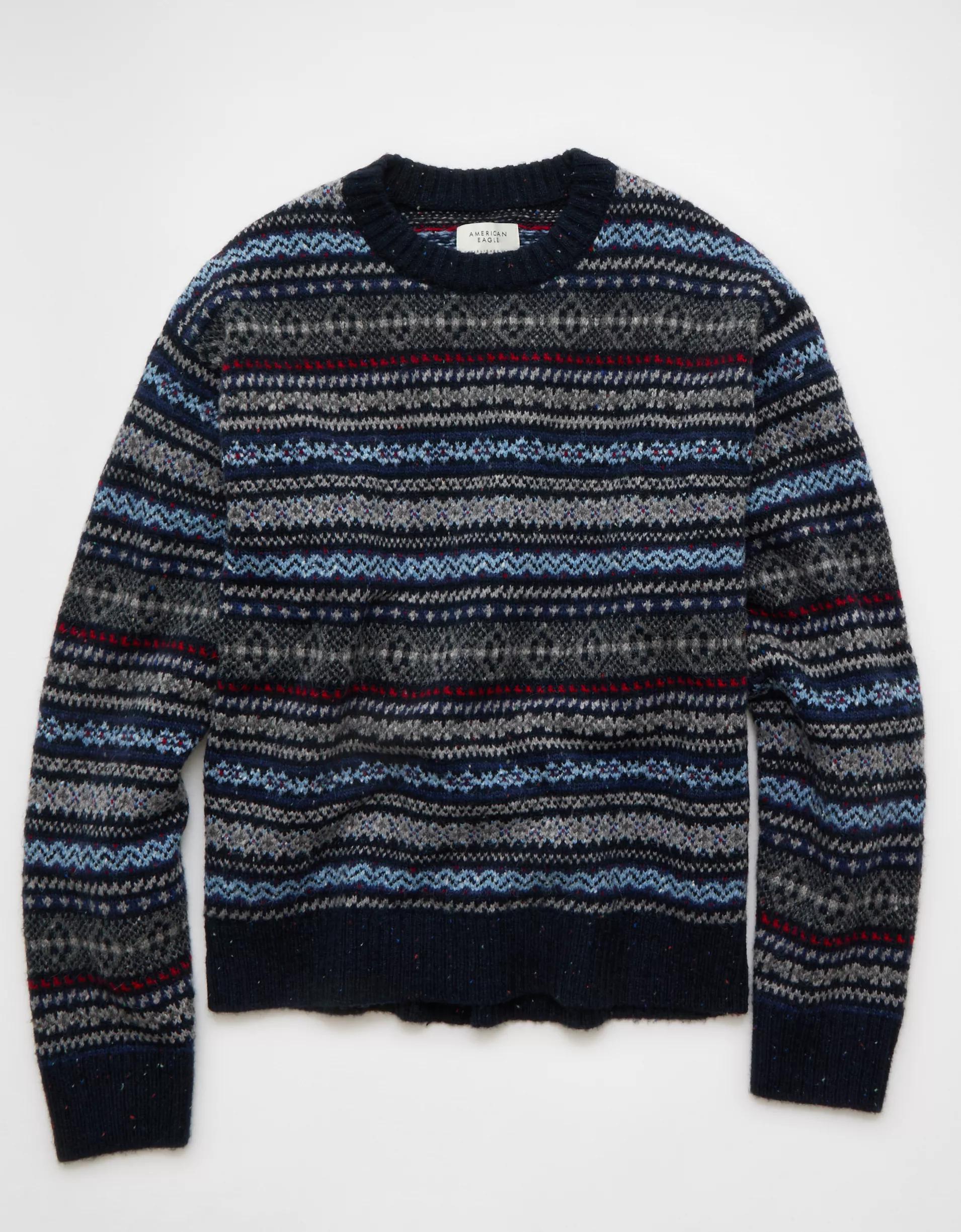 AE Cozy Cabin Fairisle Sweater Product Image