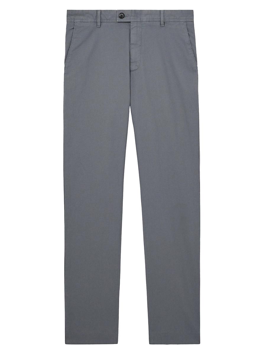 Mens Dobby Pique Chino Trousers Product Image