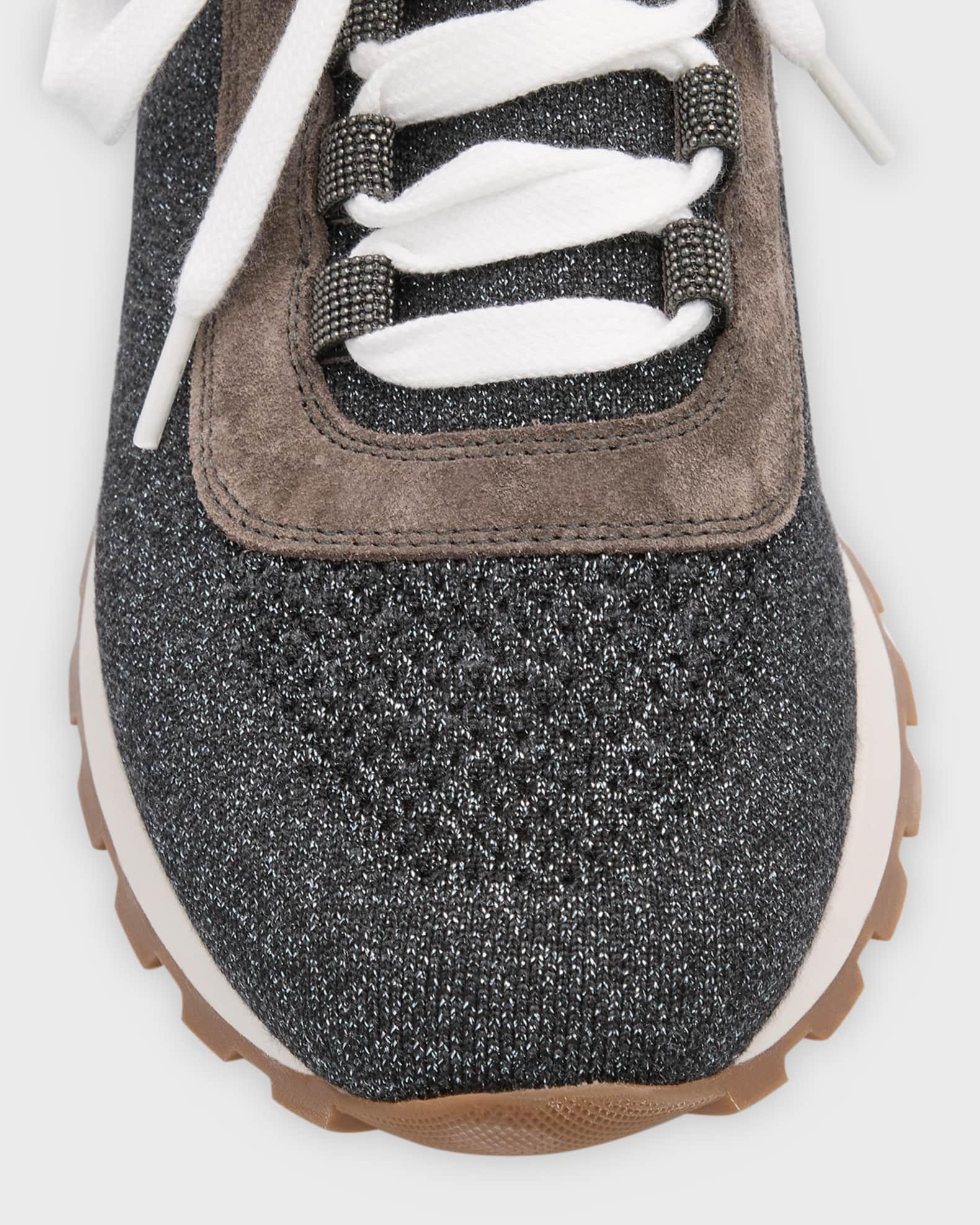 Monili Shimmer Knit Trainer Sneakers Product Image